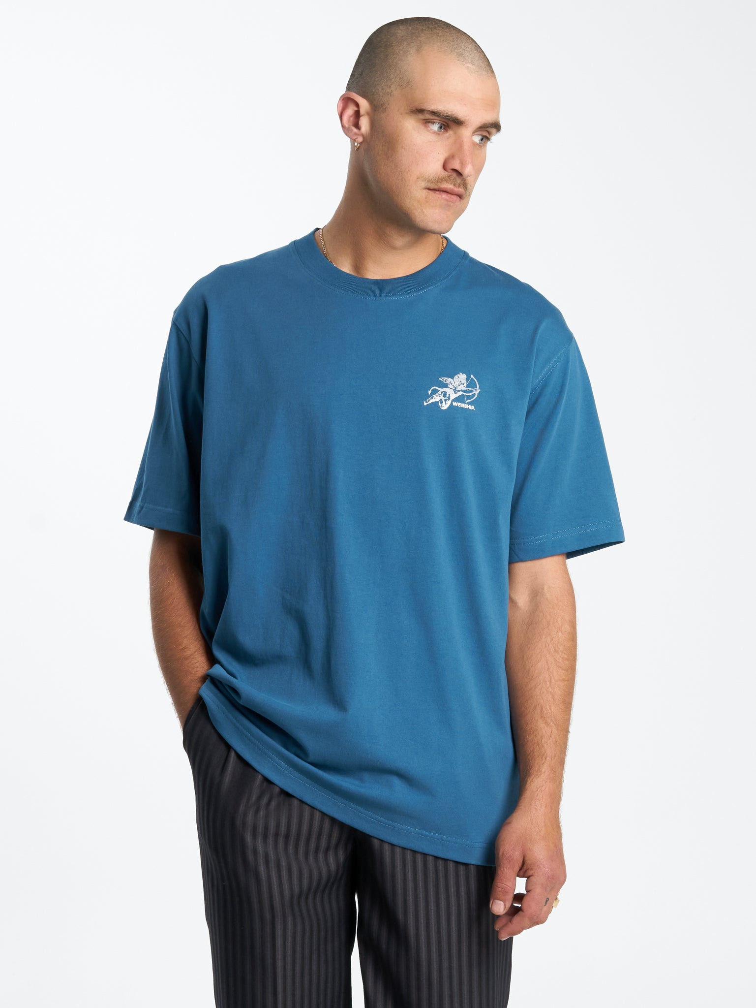 Cherub Tee - Moroccan Blue