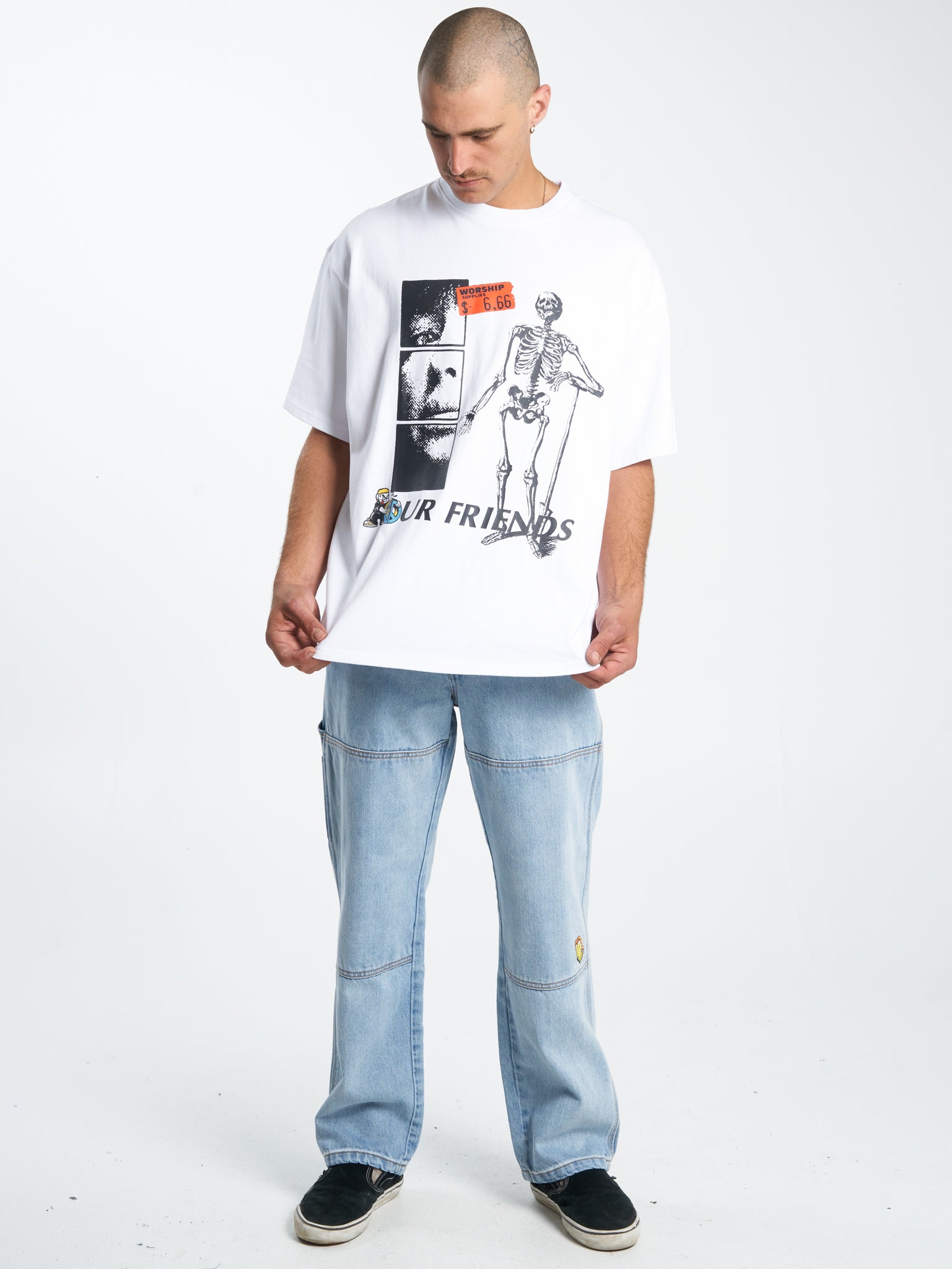 Friends Oversize Tee - White