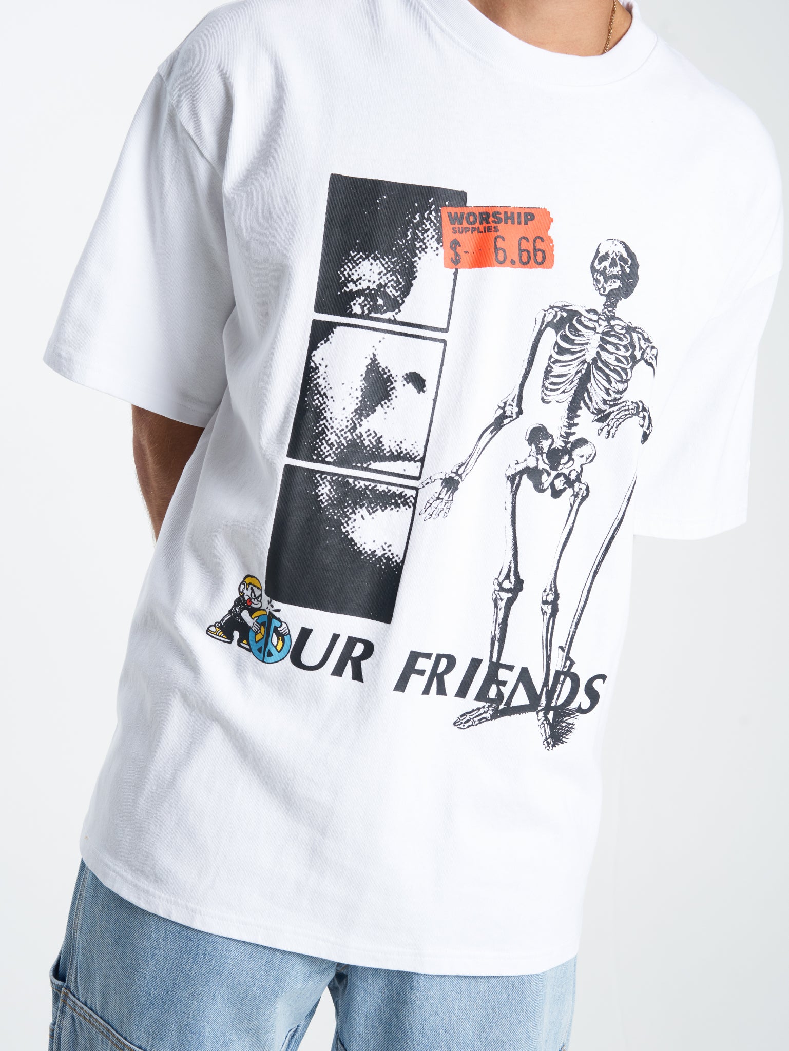 Friends Oversize Tee - White