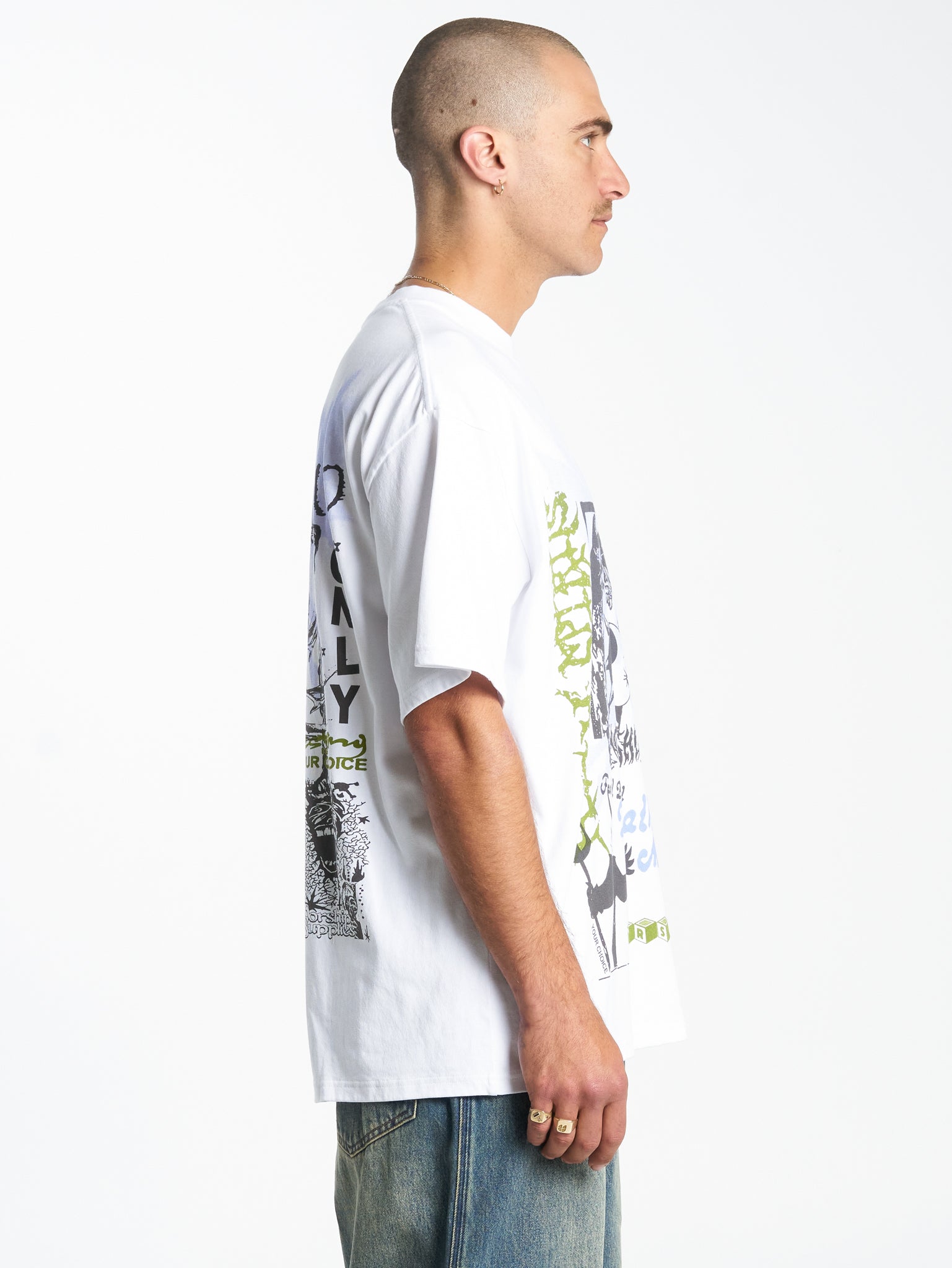 Everything Oversize Tee - White