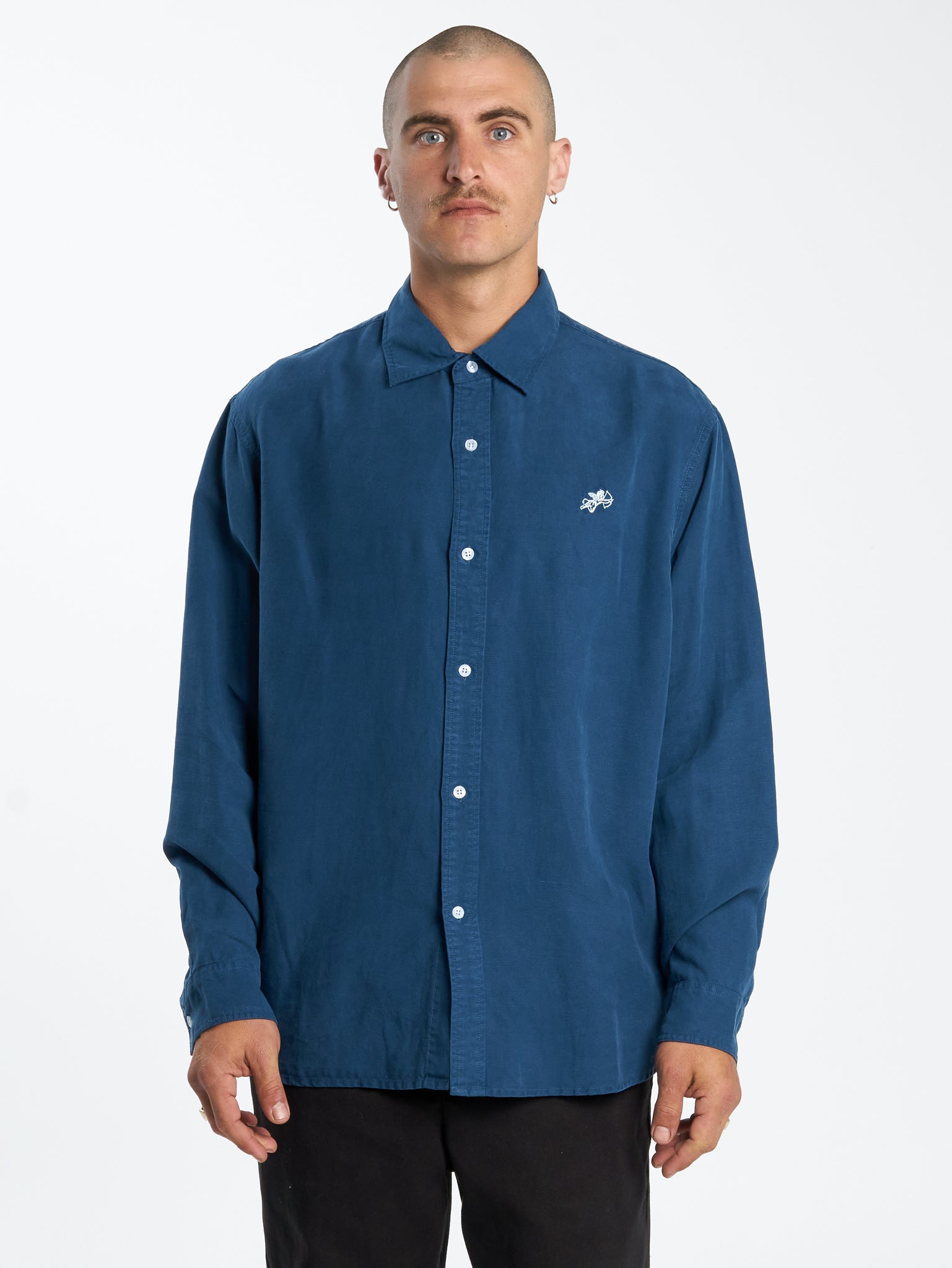 Cherub Long Sleeve Shirt - Moroccan Blue