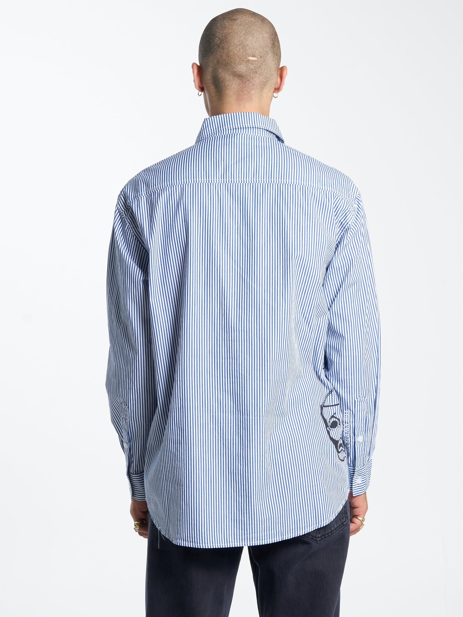 Die Laughing Long Sleeve Shirt - Blue