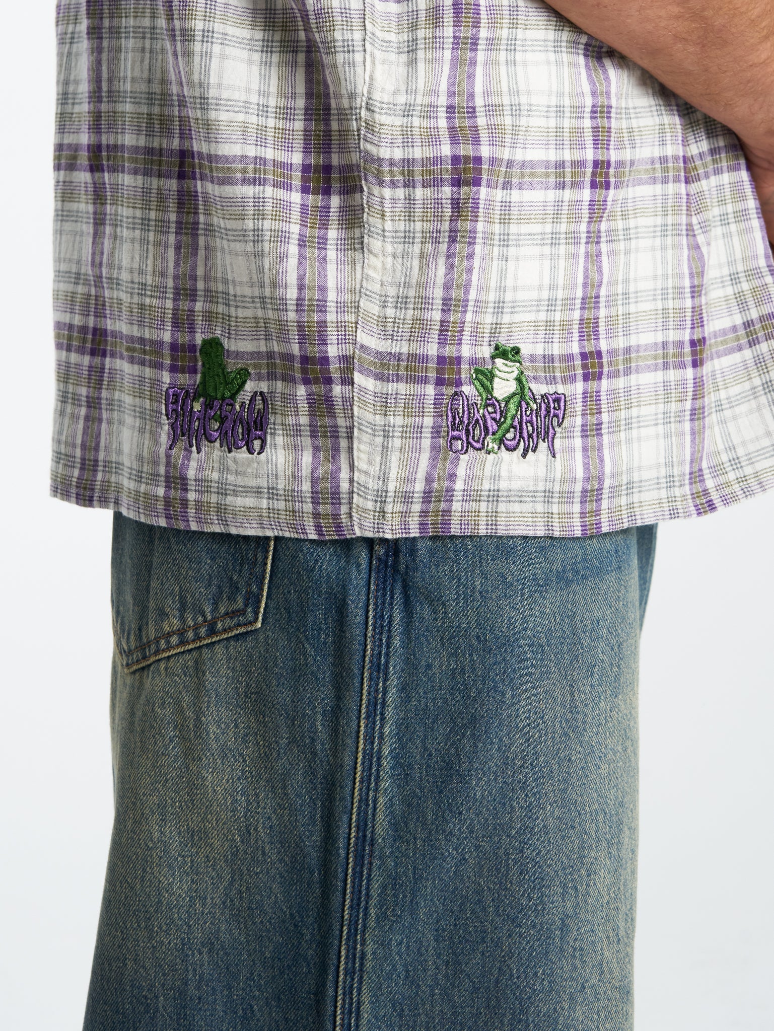 Amphibious Short Sleeve Shirt - Purple