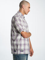 Amphibious Short Sleeve Shirt - Purple