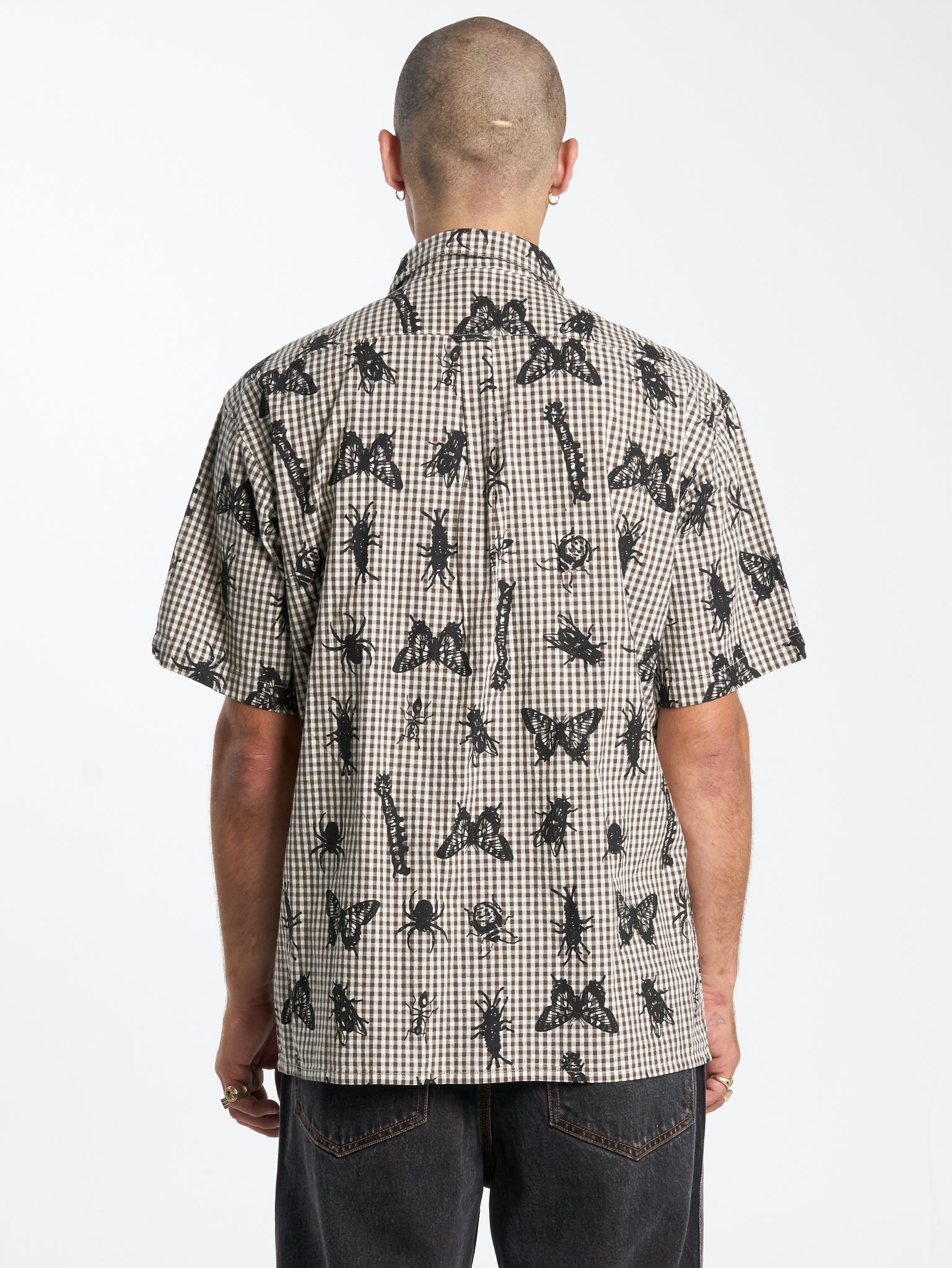 Creature Short Sleeve Shirt - Brown