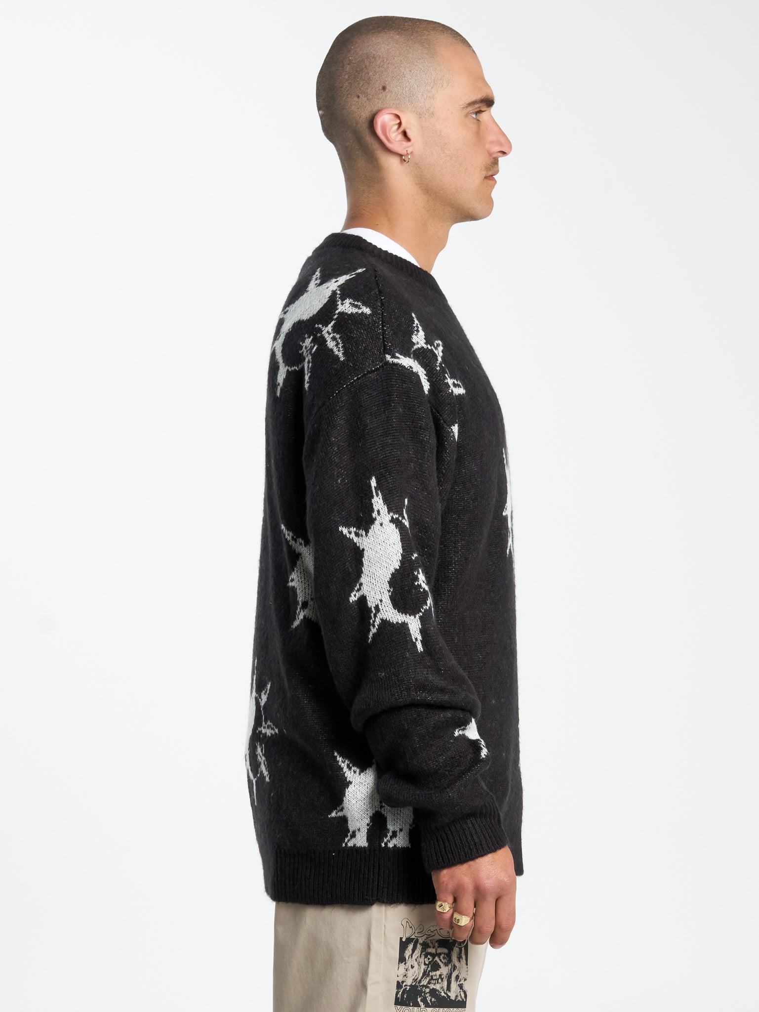 Destino Knitted Crew - Black