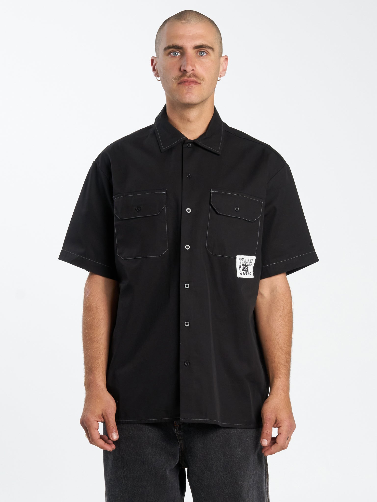 Time for Magic Work Shirt - Black