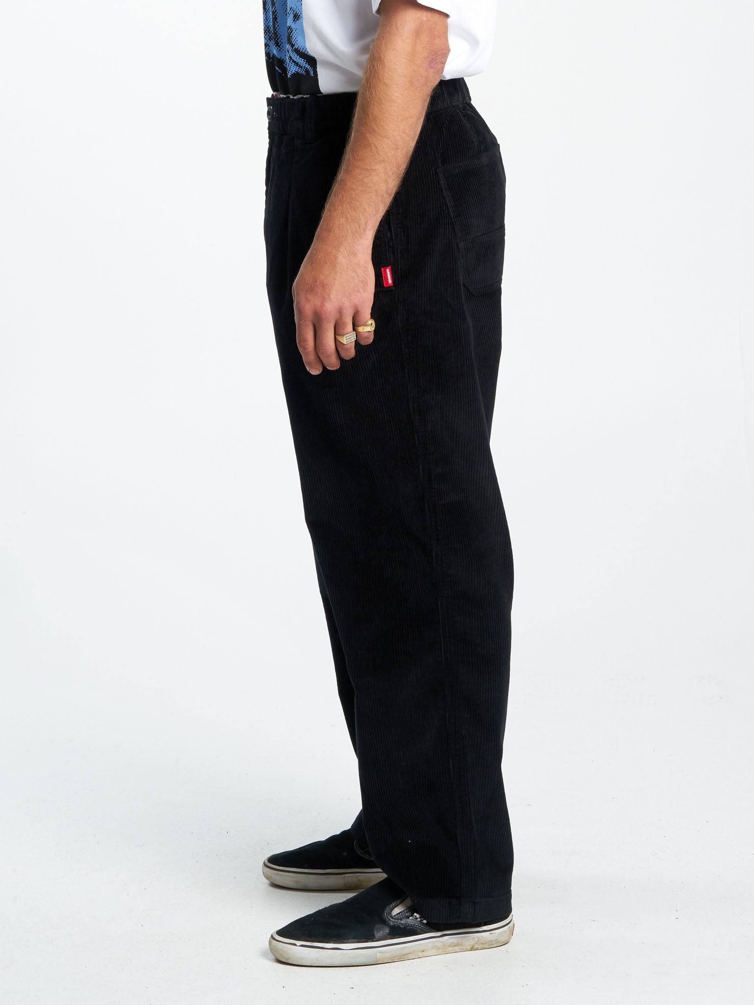 Get Away Elastic Cord Pant - Black