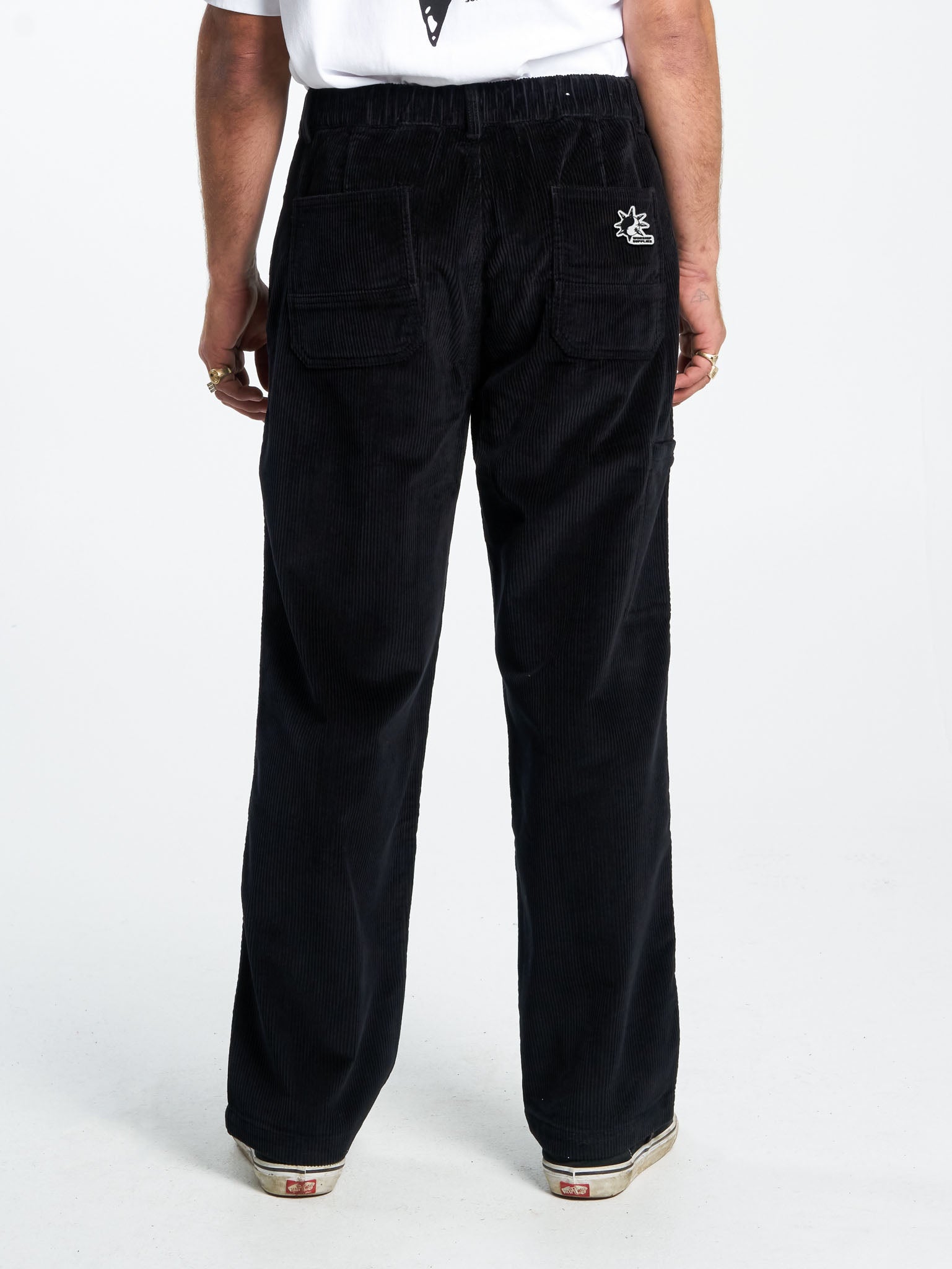 Get Away Elastic Cord Pant - Black