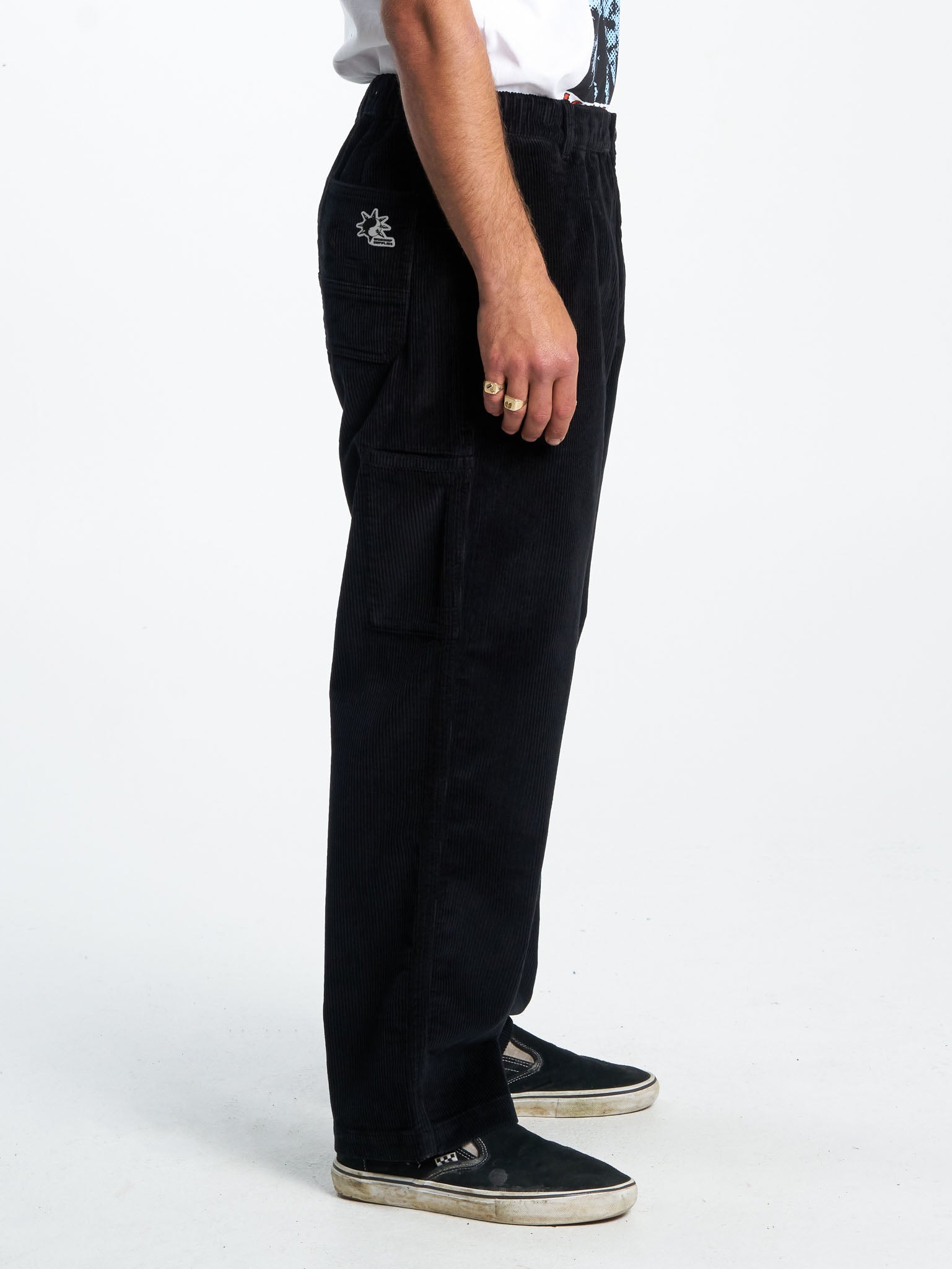 Get Away Elastic Cord Pant - Black