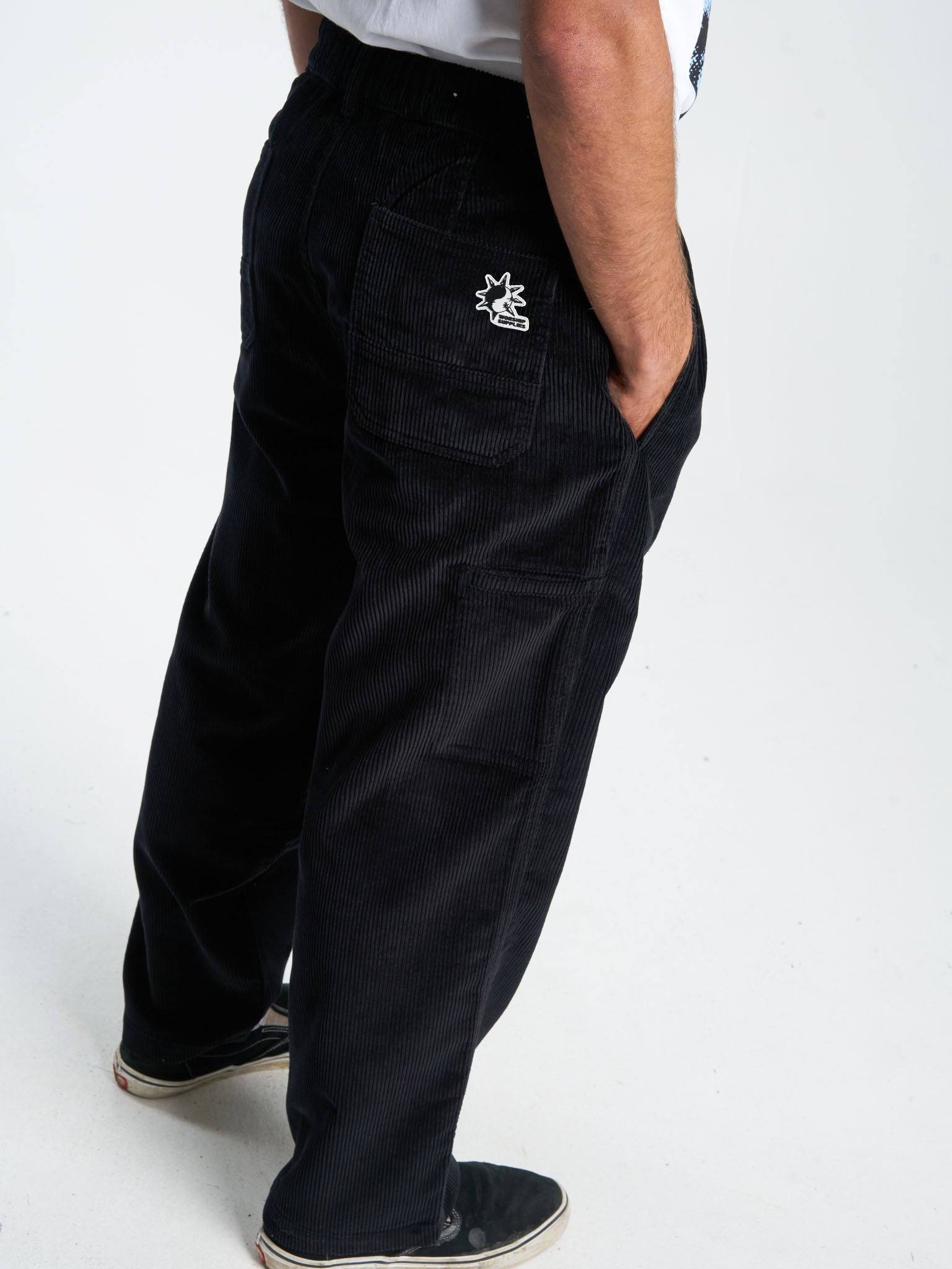 Get Away Elastic Cord Pant - Black