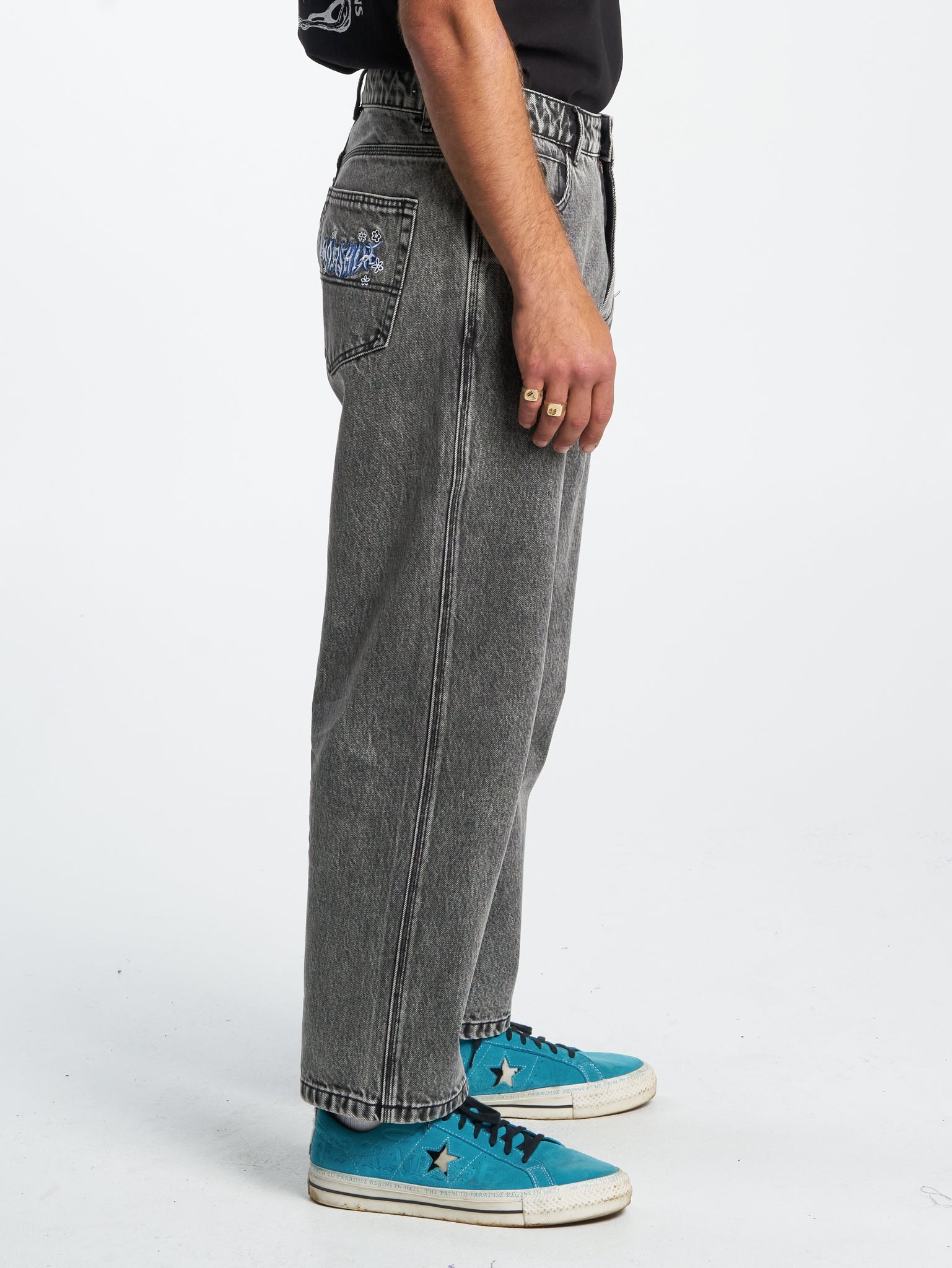 Ceremonial Big Lounger Jean - Ash Cloud Grey