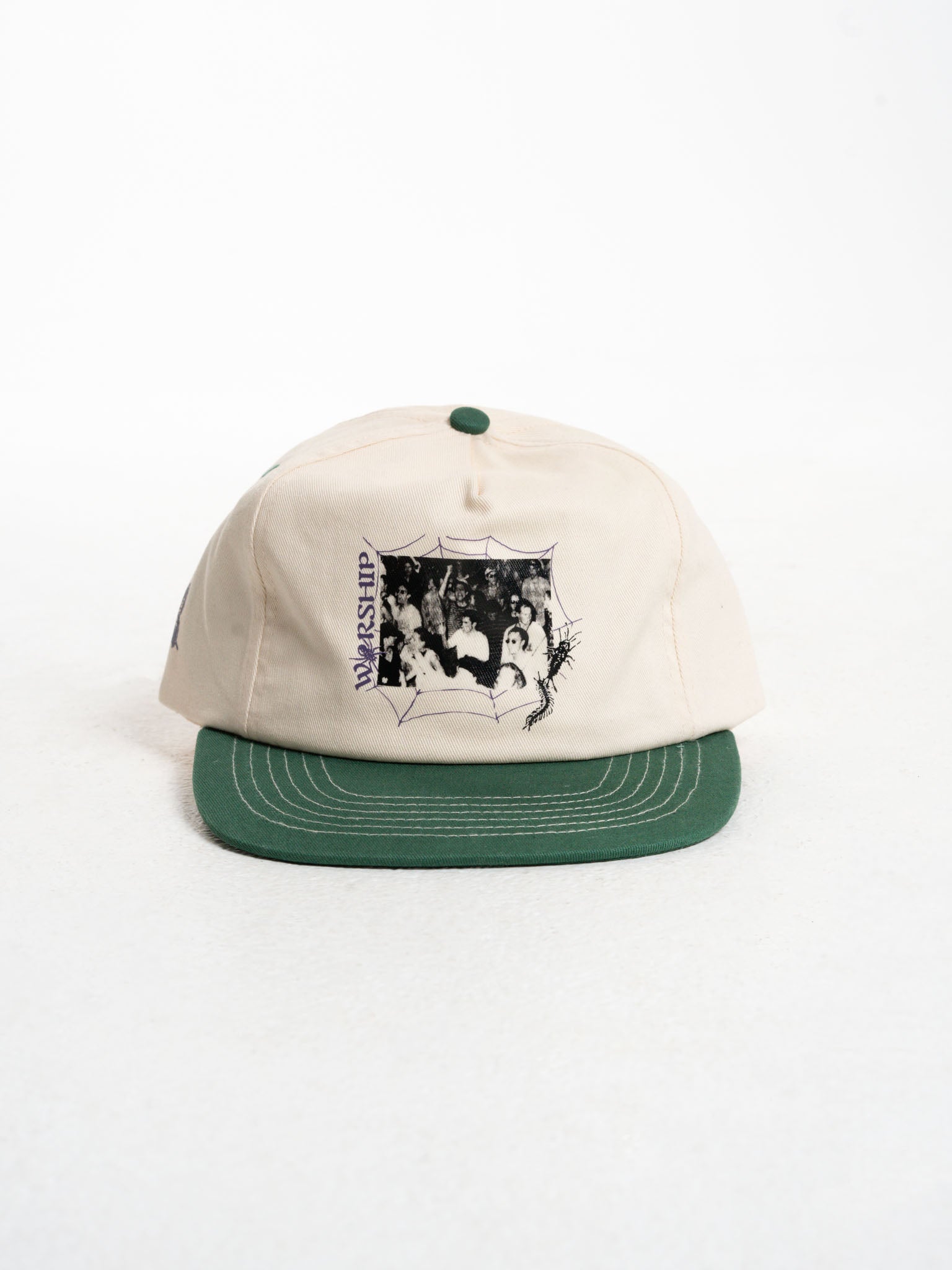 Creatures Five Panel Hat  - White