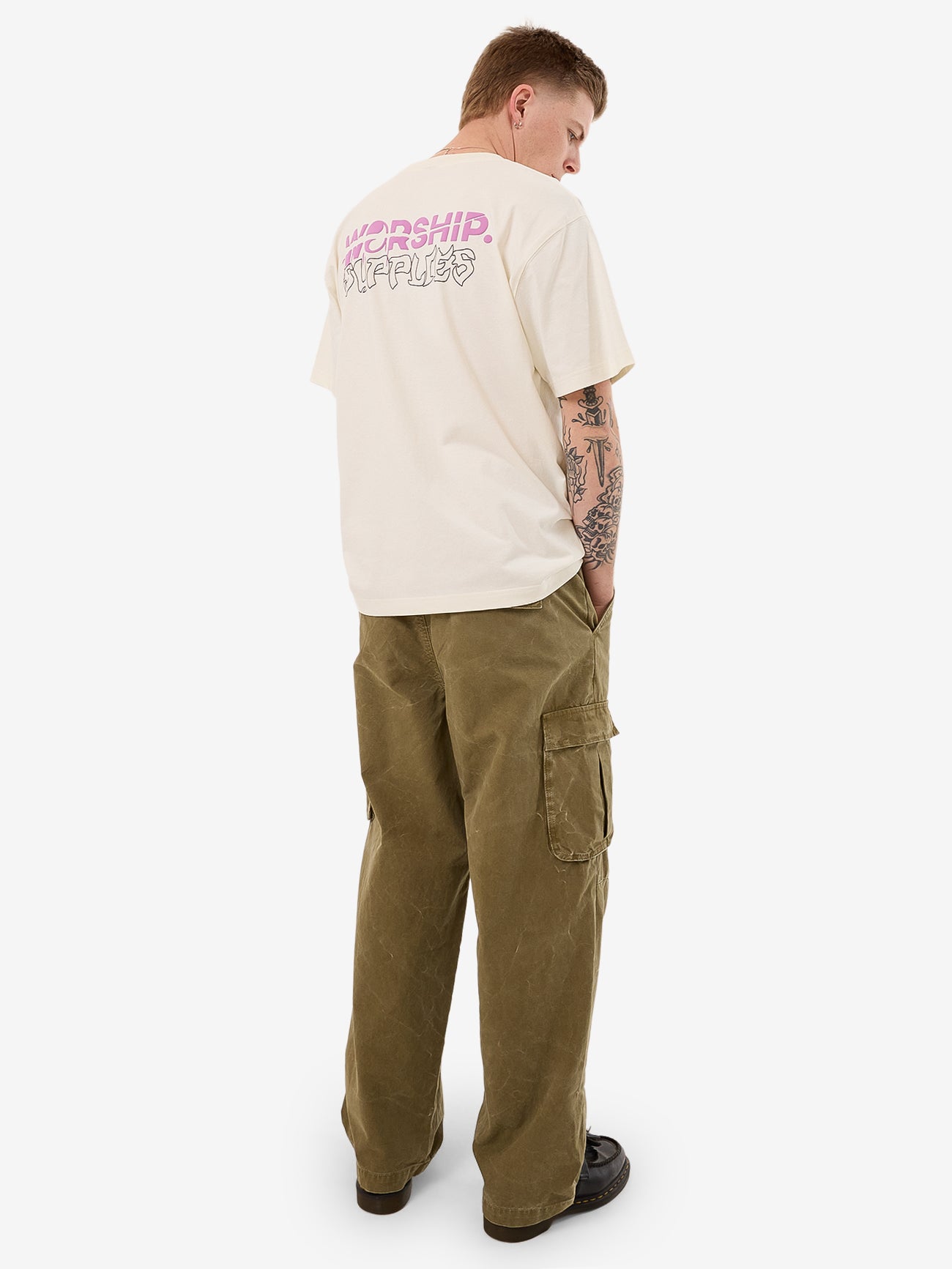 Slasher Tee - Bone XS