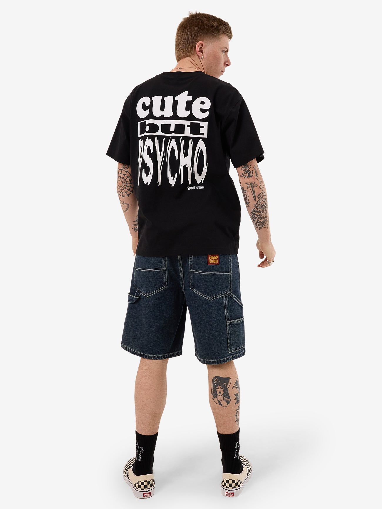 Cute But Psycho Tee - Black XS