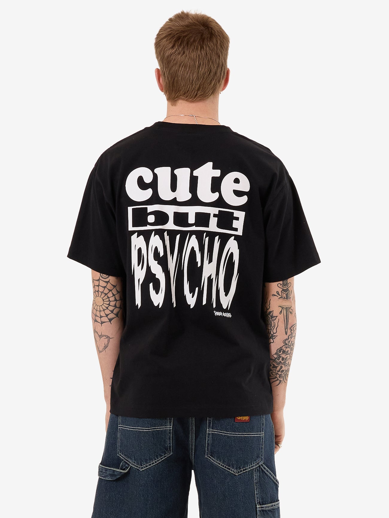 Cute But Psycho Tee - Black XS