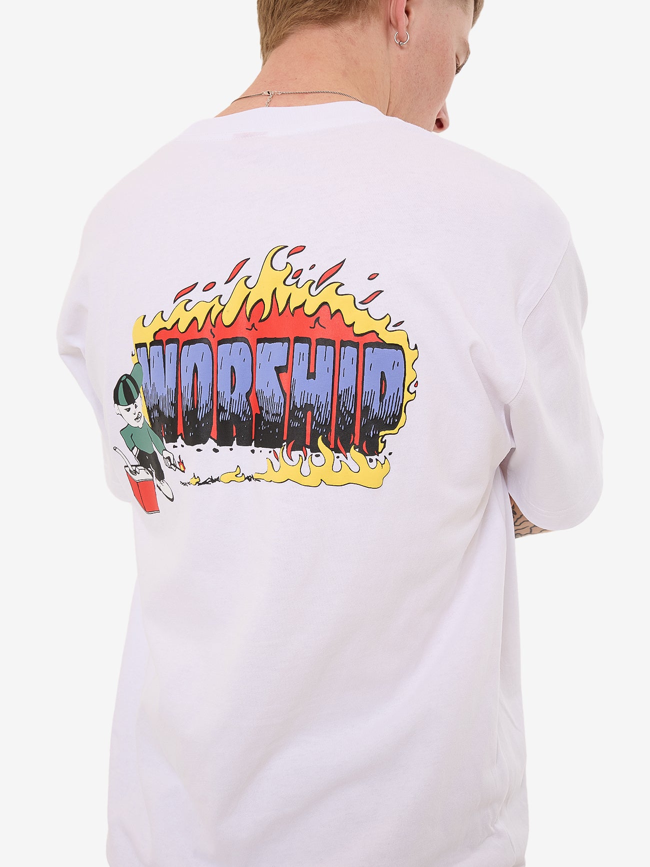 Pyrotechnics Tee - White XS