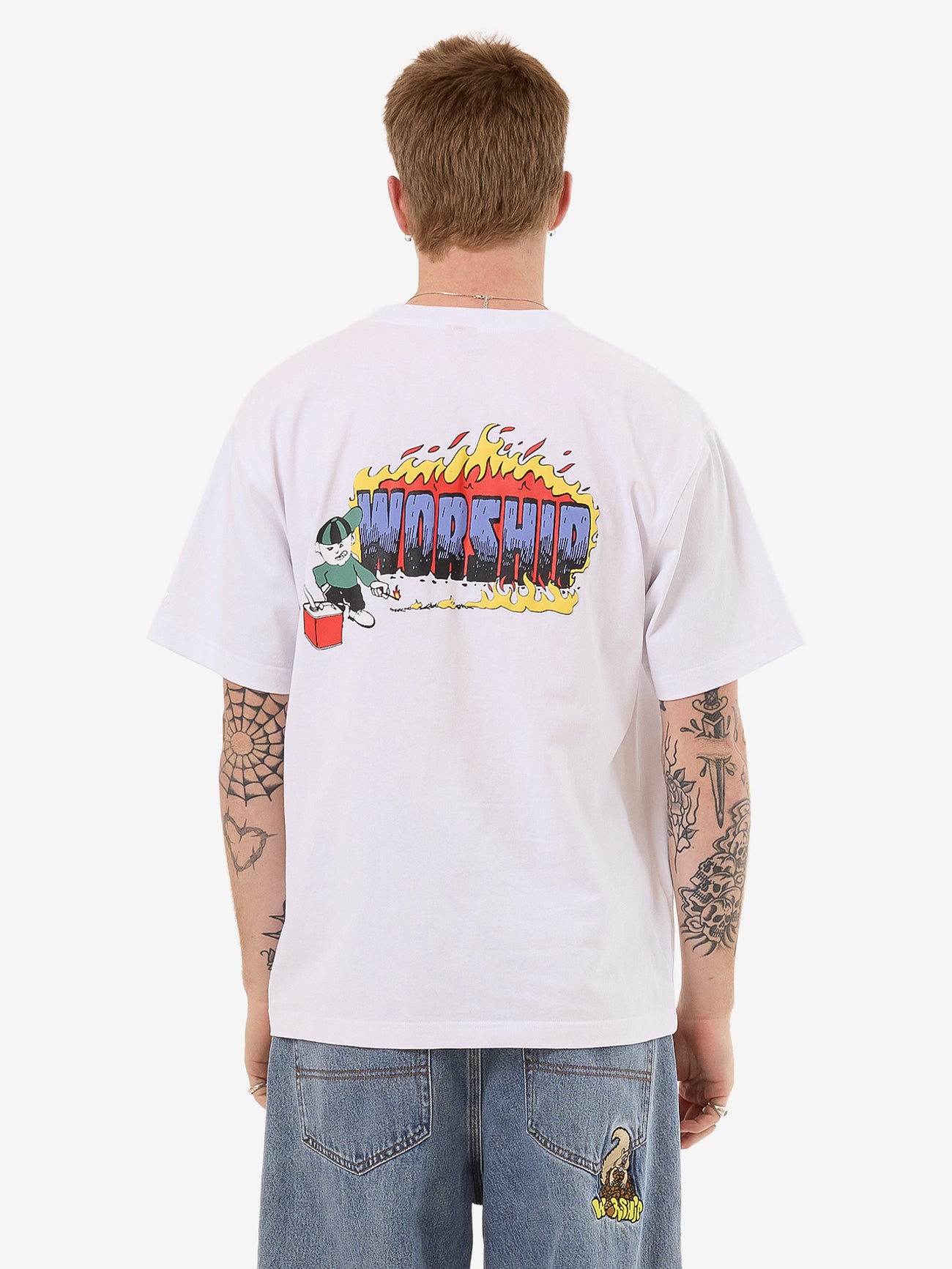 Pyrotechnics Tee - White XS