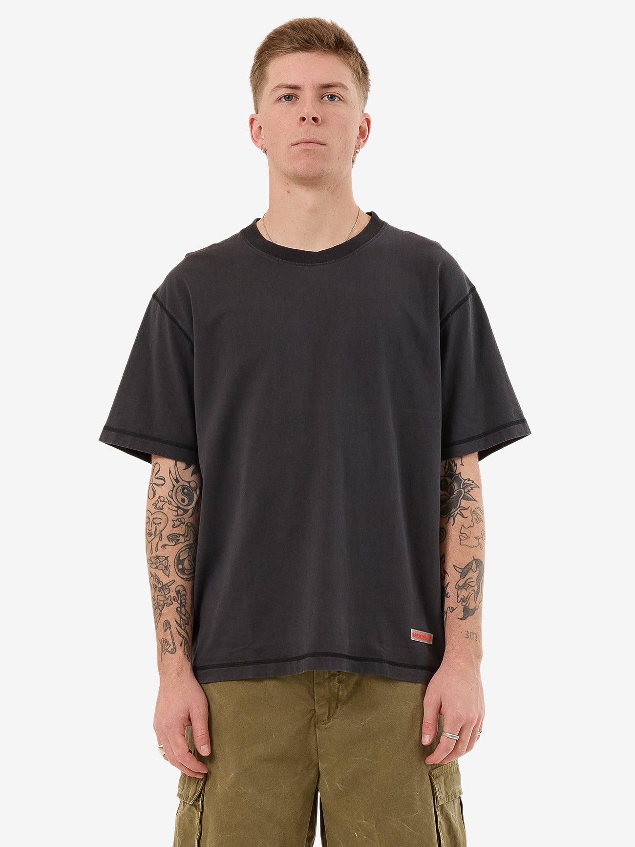 Core Overdye Tee - Black Overdye XS