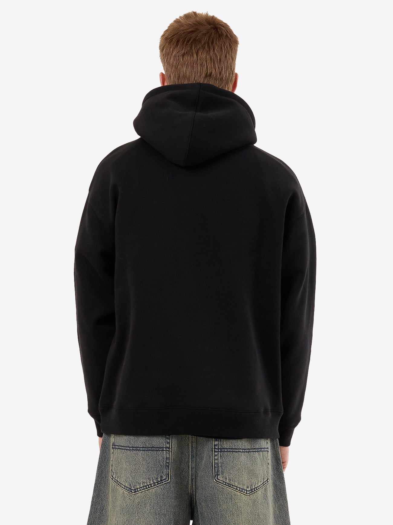 Messenger Pull Over Hood - Black XS