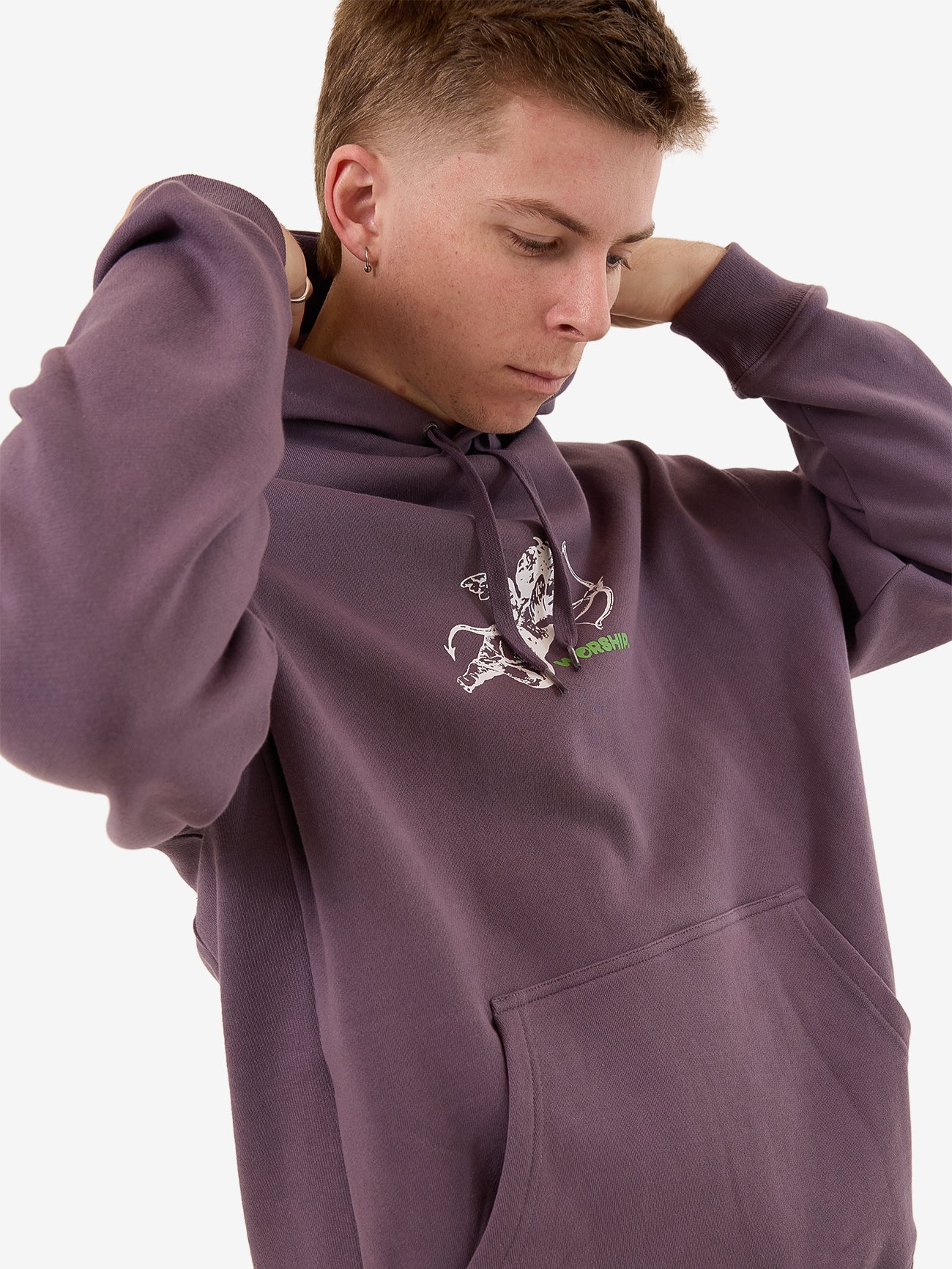 Cherub Pull Over Hood - Purple Reign XS