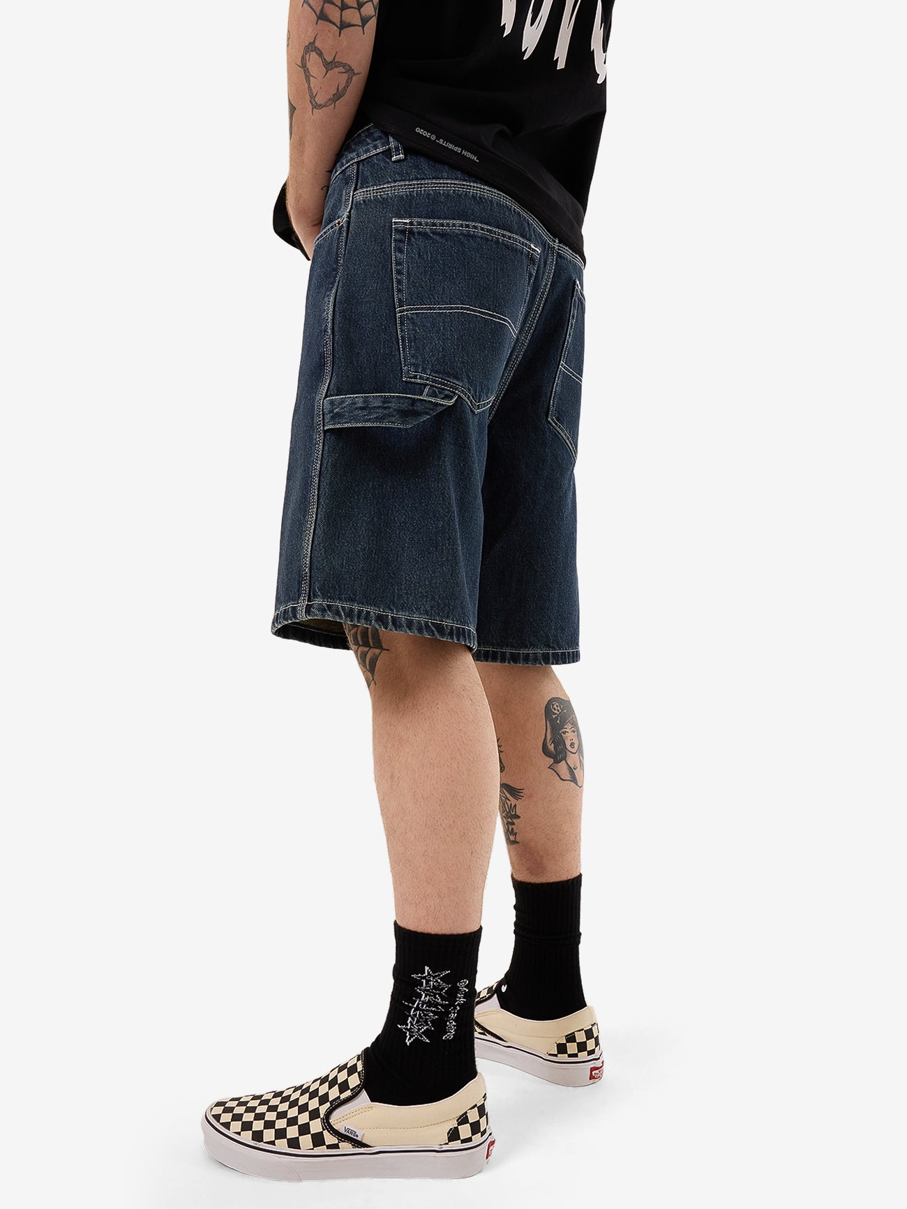 Carpenter Jean Short - Dirty Midnight Blue 26