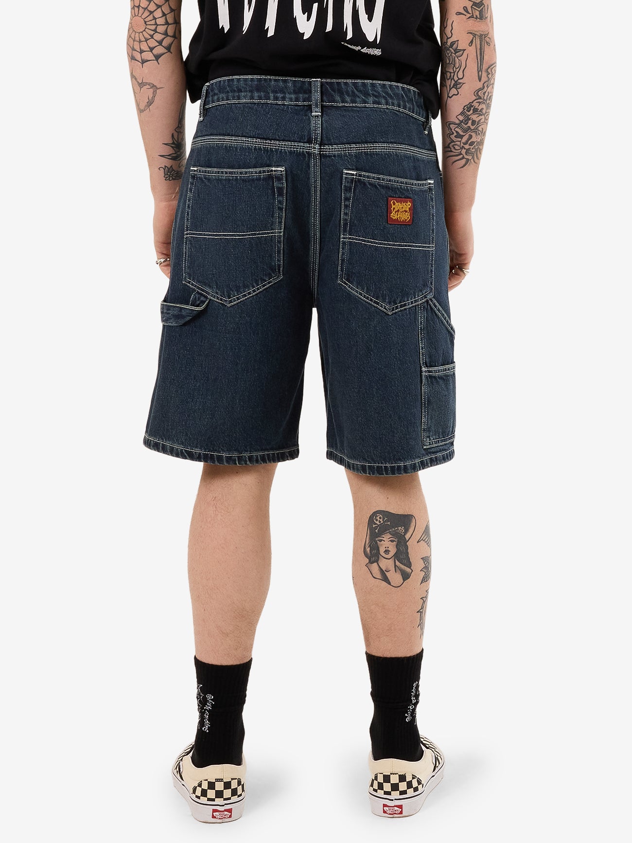 Carpenter Jean Short - Dirty Midnight Blue 26