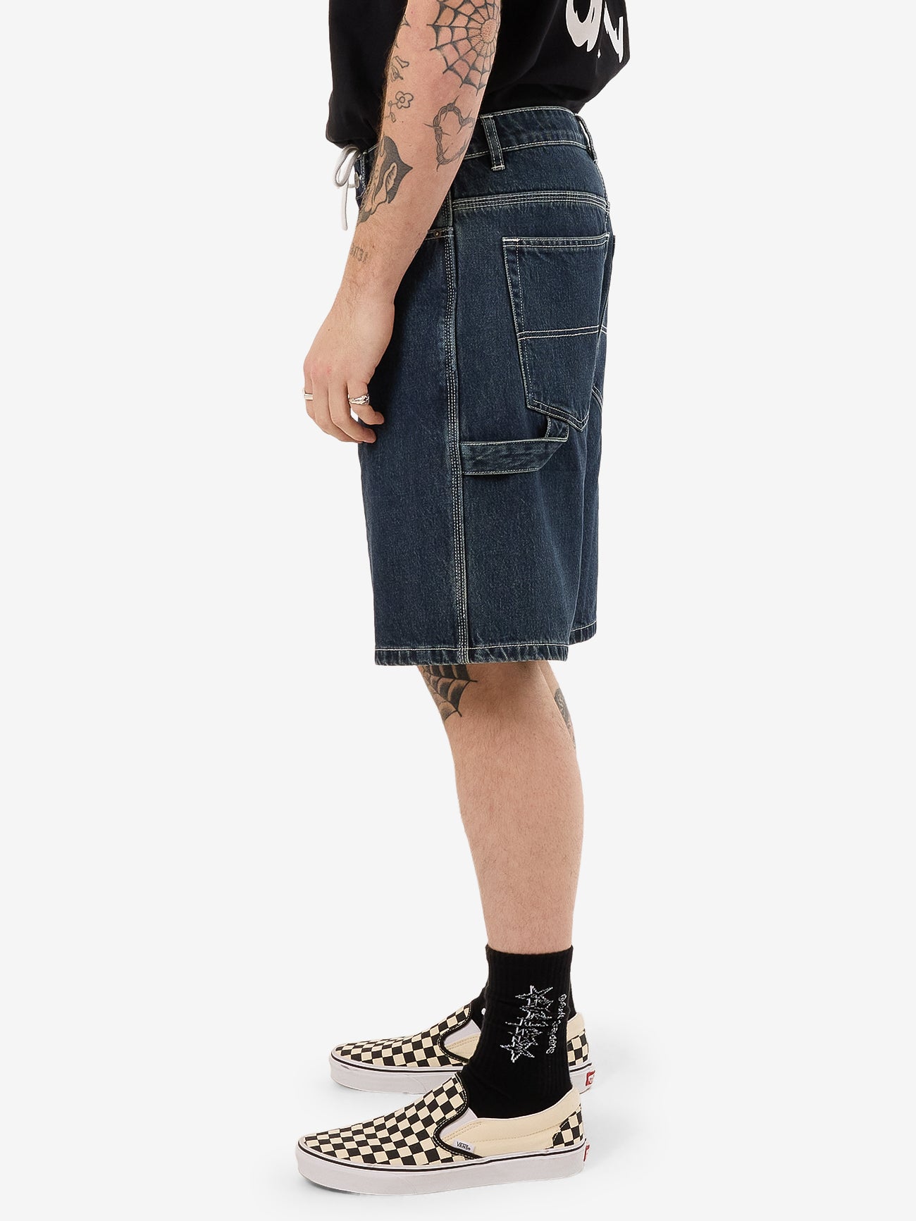 Carpenter Jean Short - Dirty Midnight Blue 26