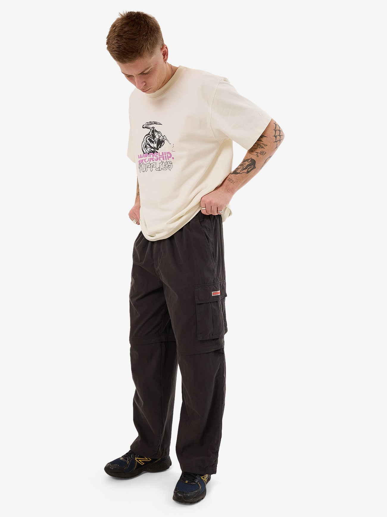 Core Zip Off Cargo Pant - Dark Charcoal 28