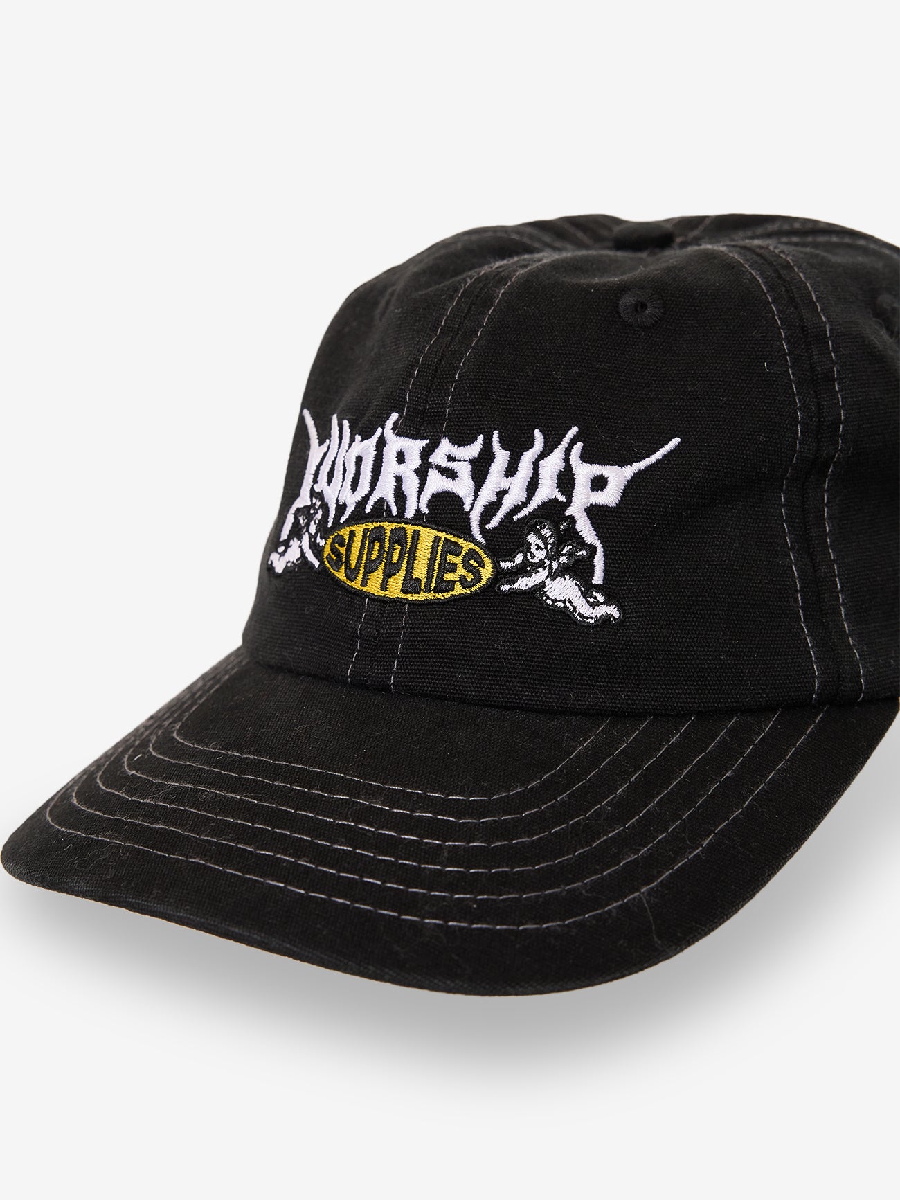 Messenger 6 Panel Hat - Black One Size