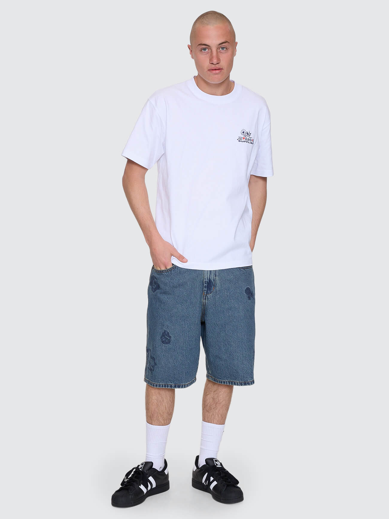 Scratch Tee - White XS