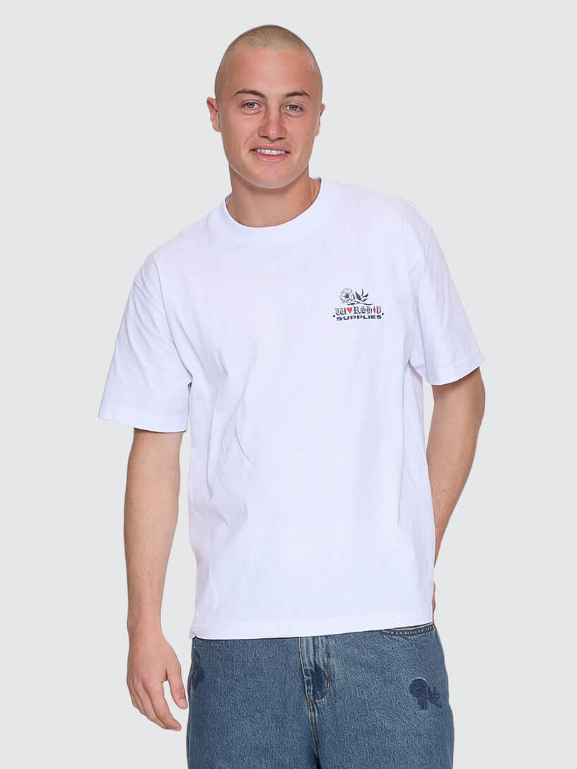 Scratch Tee - White XS