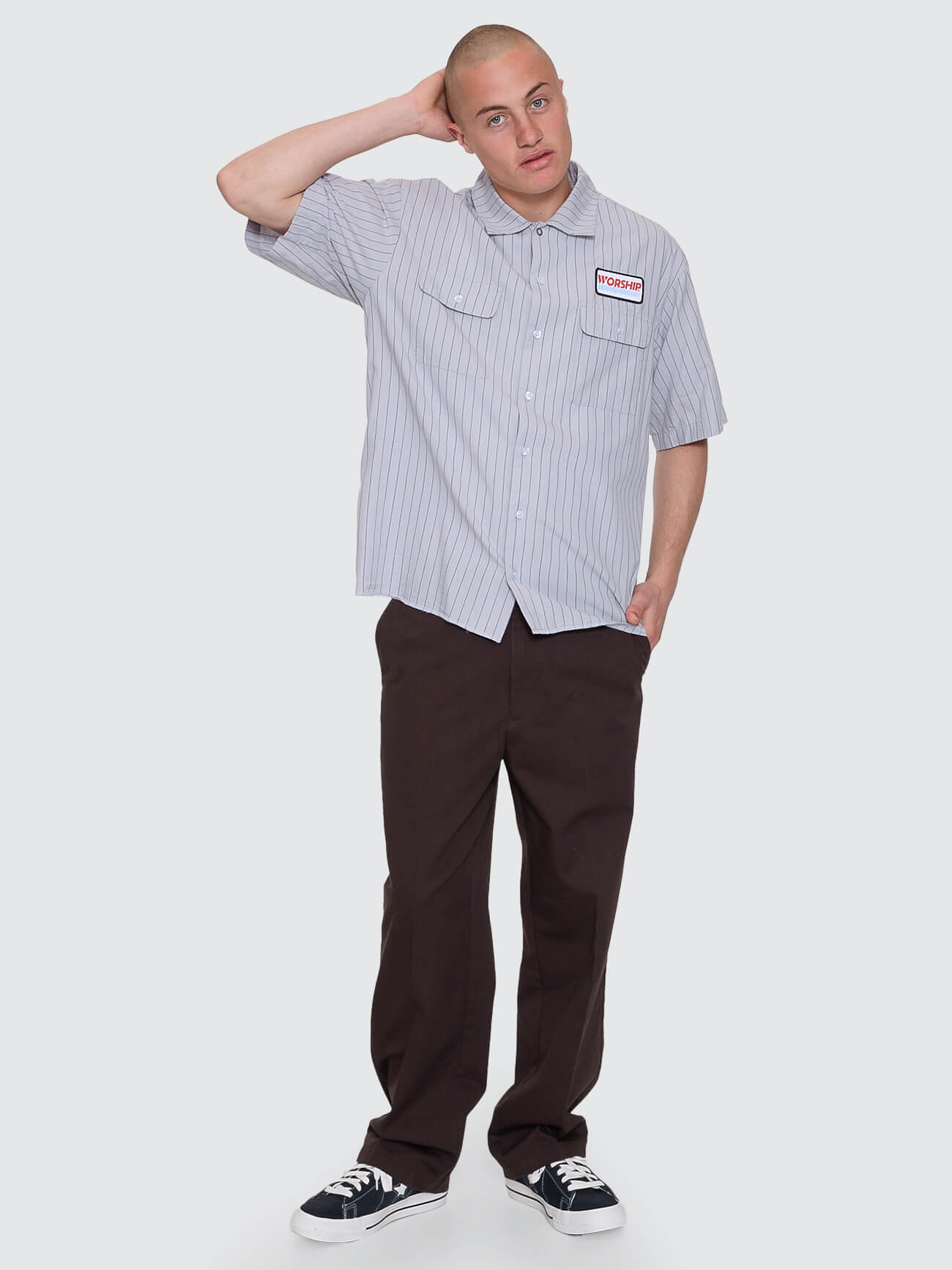 Preparation Short Sleeve Work Shirt - Lunar Grey XS