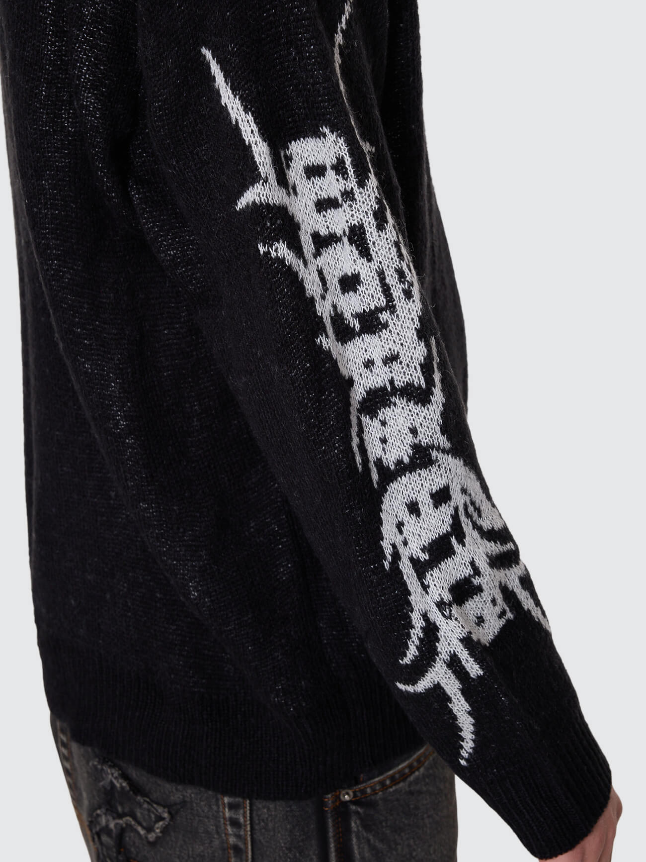 Trudge Knit Crew - Black XS