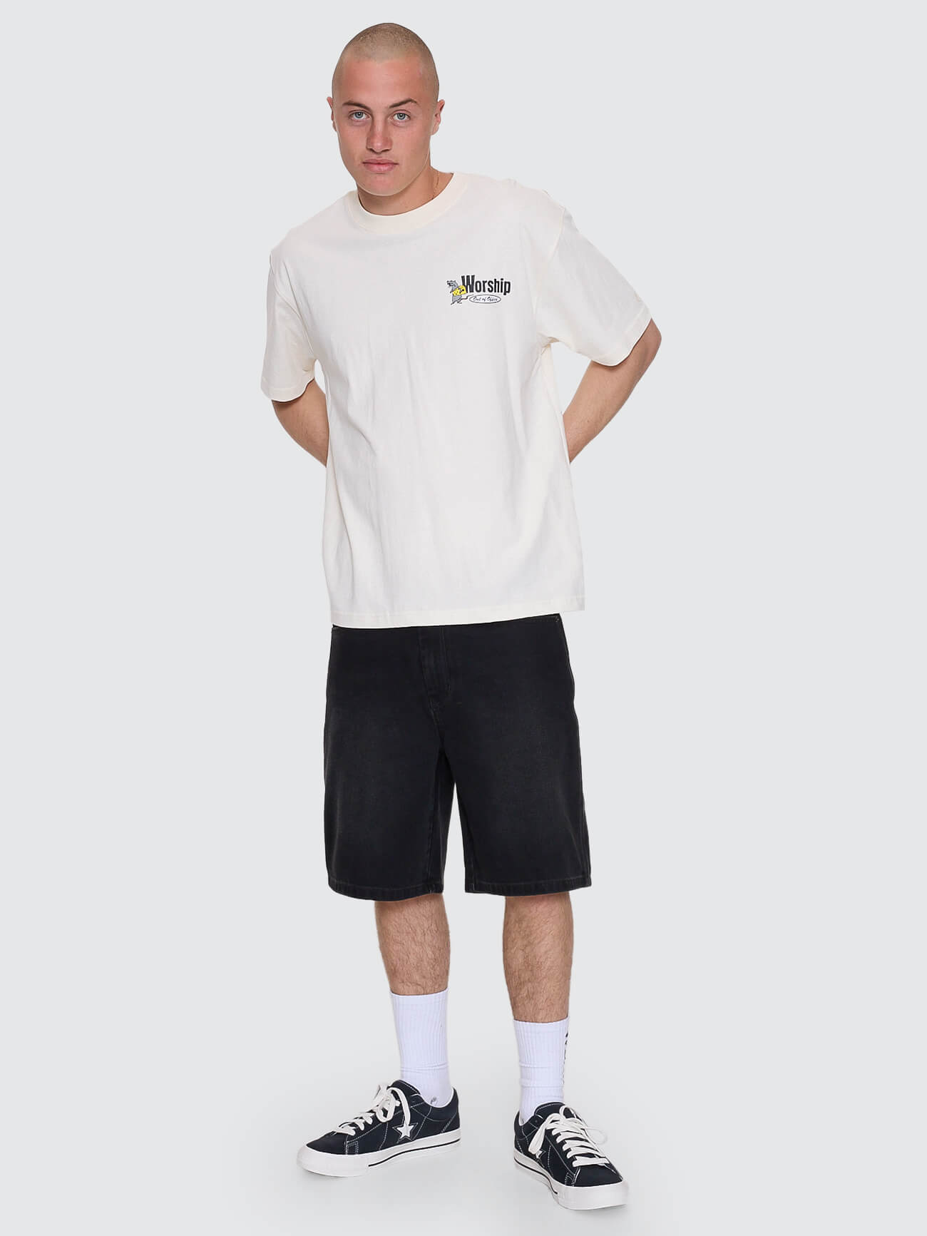 On Leave Carpenter Jean Short - Raven 26