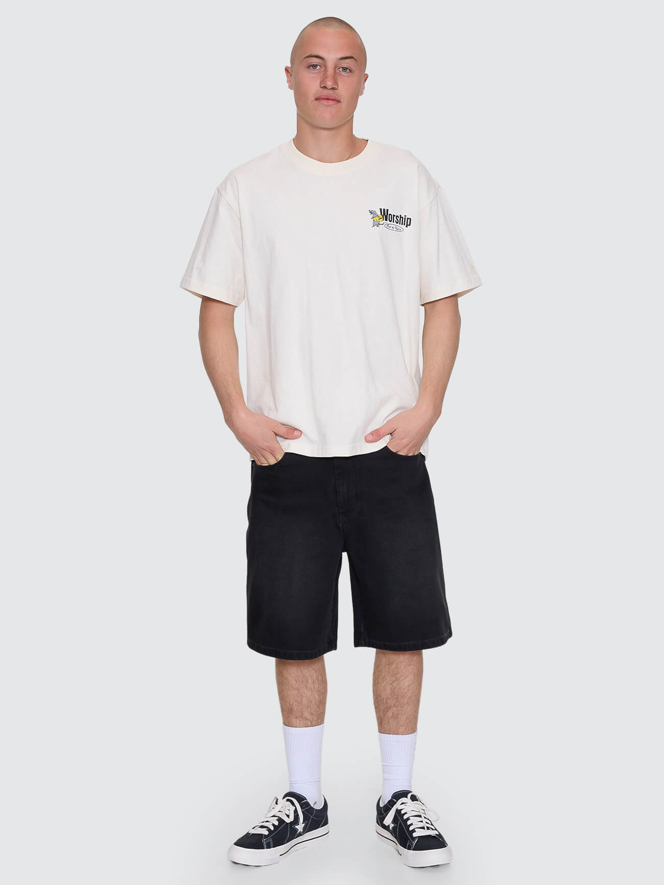 On Leave Carpenter Jean Short - Raven 26