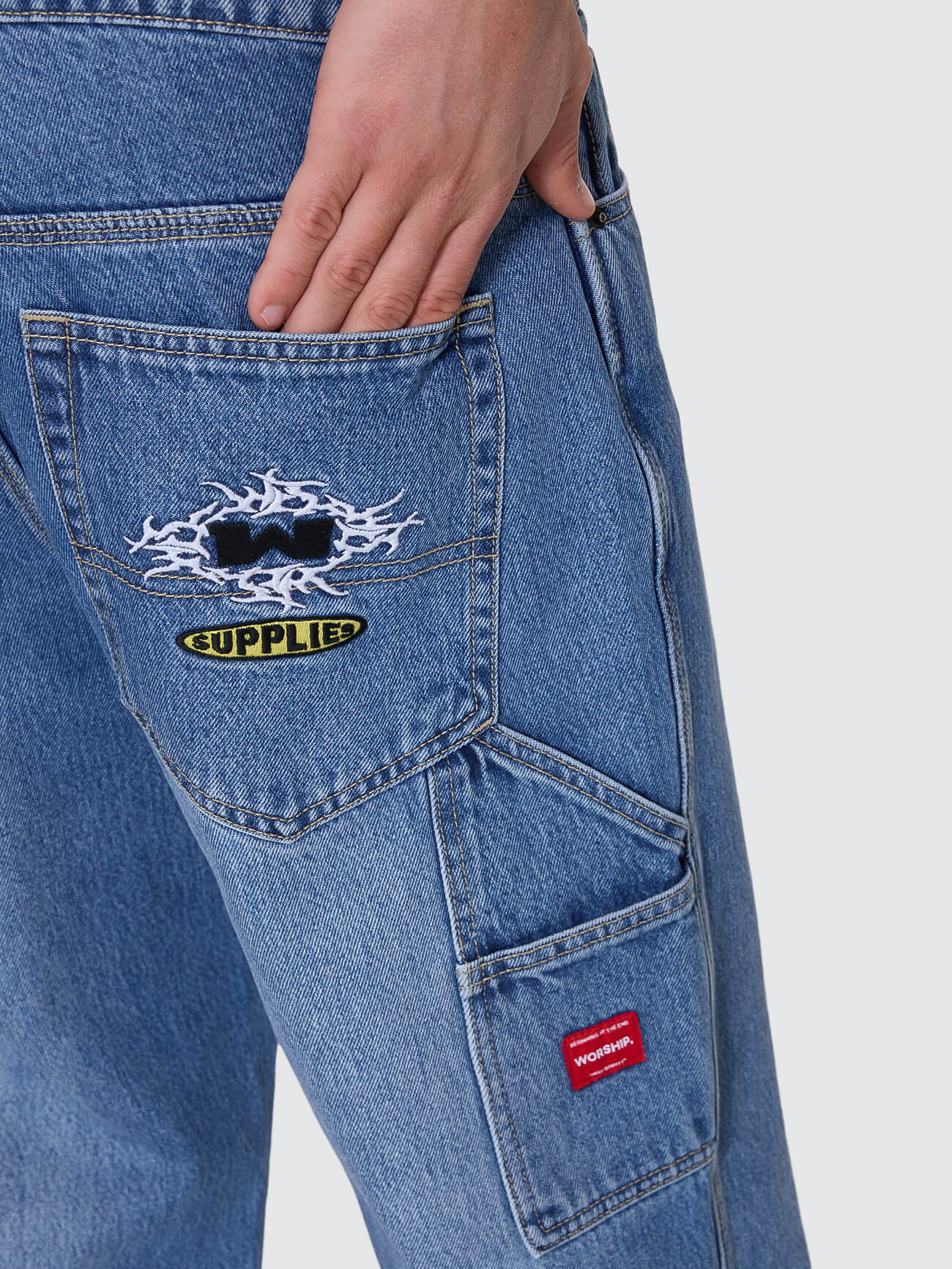 Is This It Carpenter Jean - Faded Sky High 26