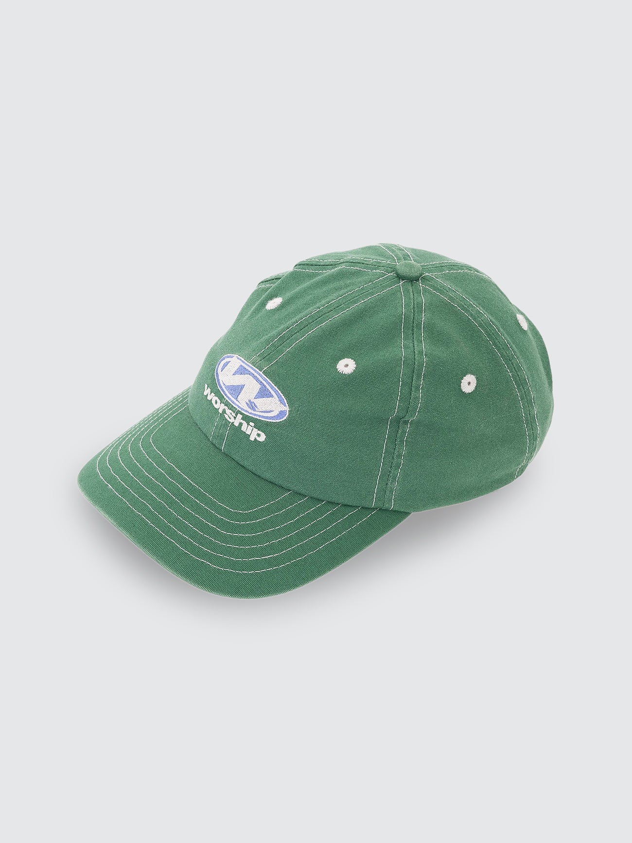 Sonic 6 Panel Canvas Hat - Eden Green
