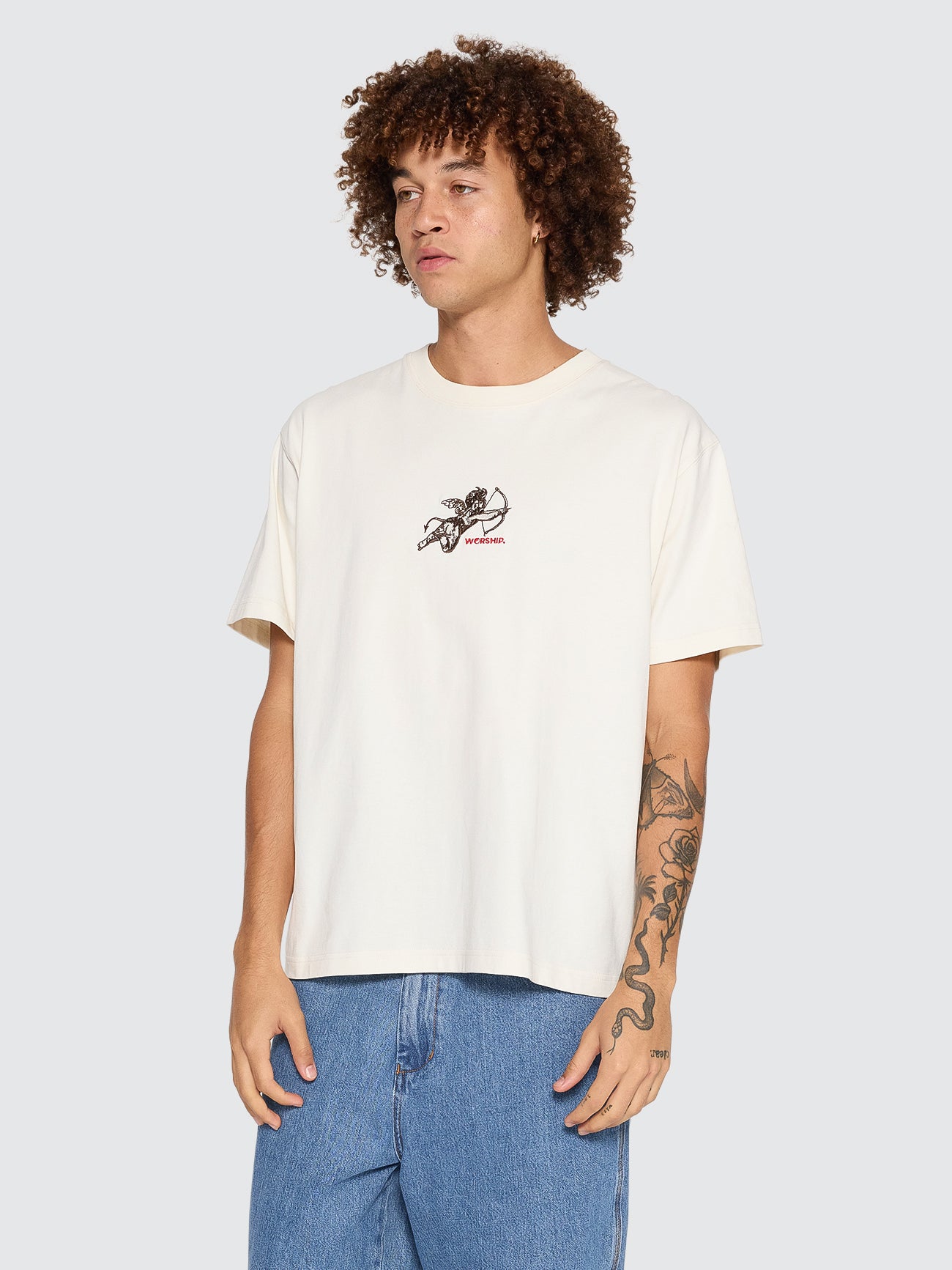 Cherub Heavyweight Embro Tee - Zine XS