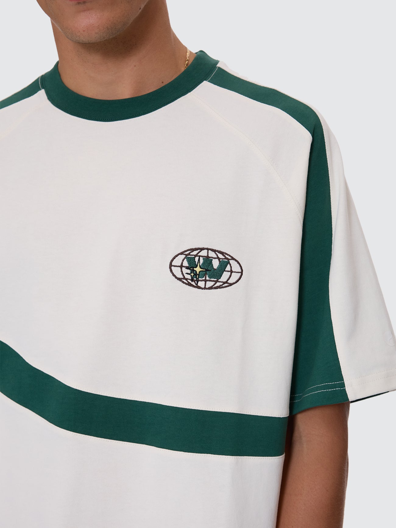 Anytime Oversize Raglan Tee - Zine - Green