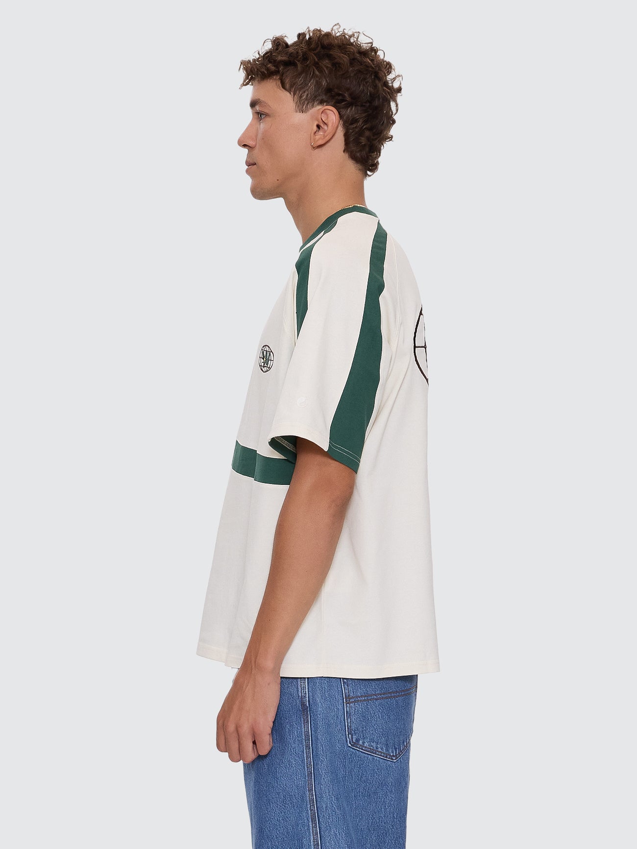 Anytime Oversize Raglan Tee - Zine - Green
