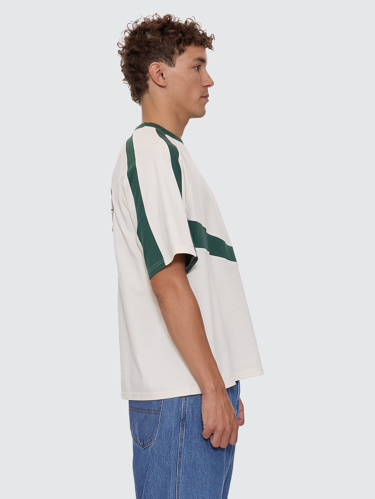 Anytime Oversize Raglan Tee - Zine - Green