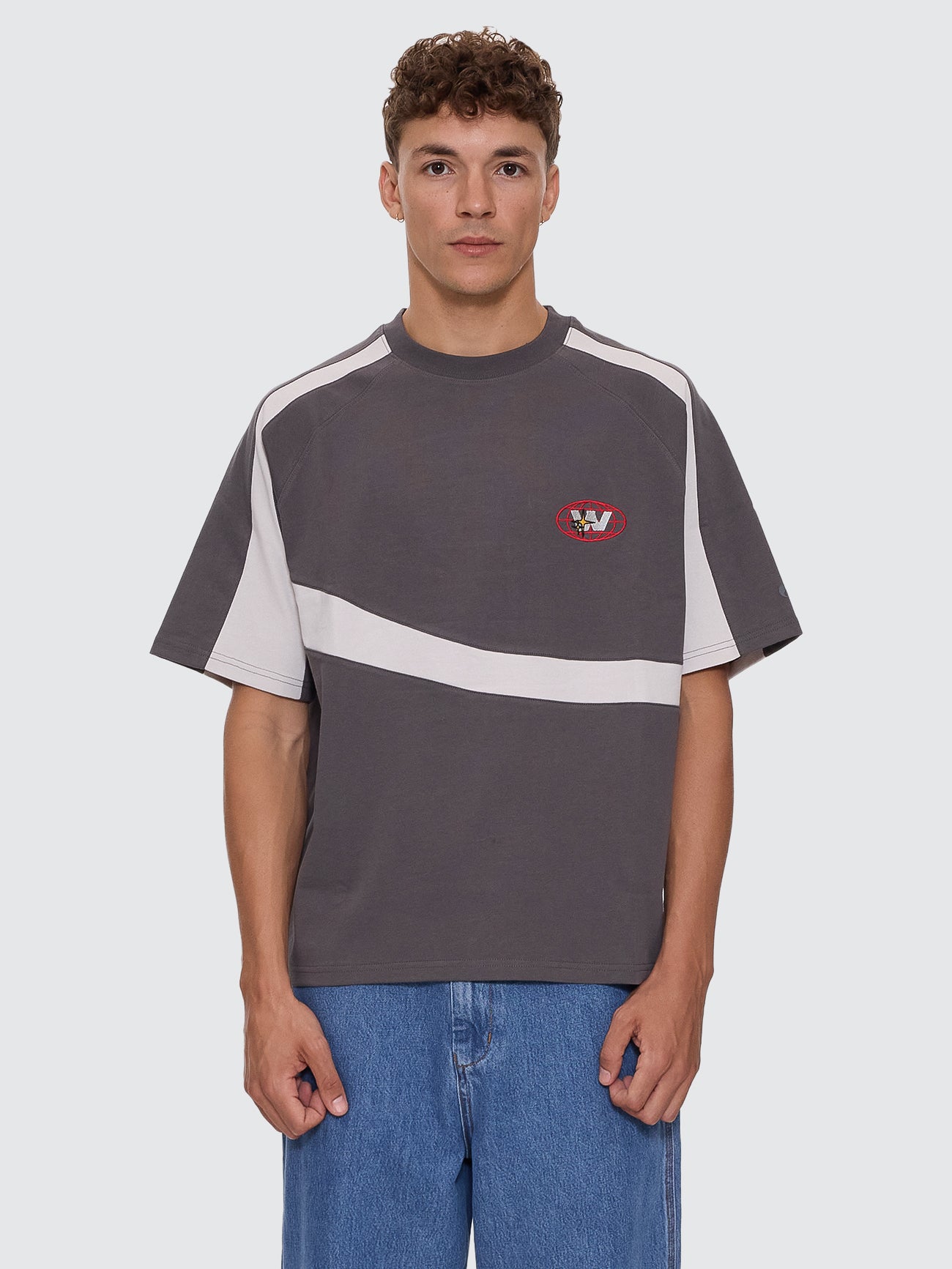 Anytime Oversize Raglan Tee - Worn Black