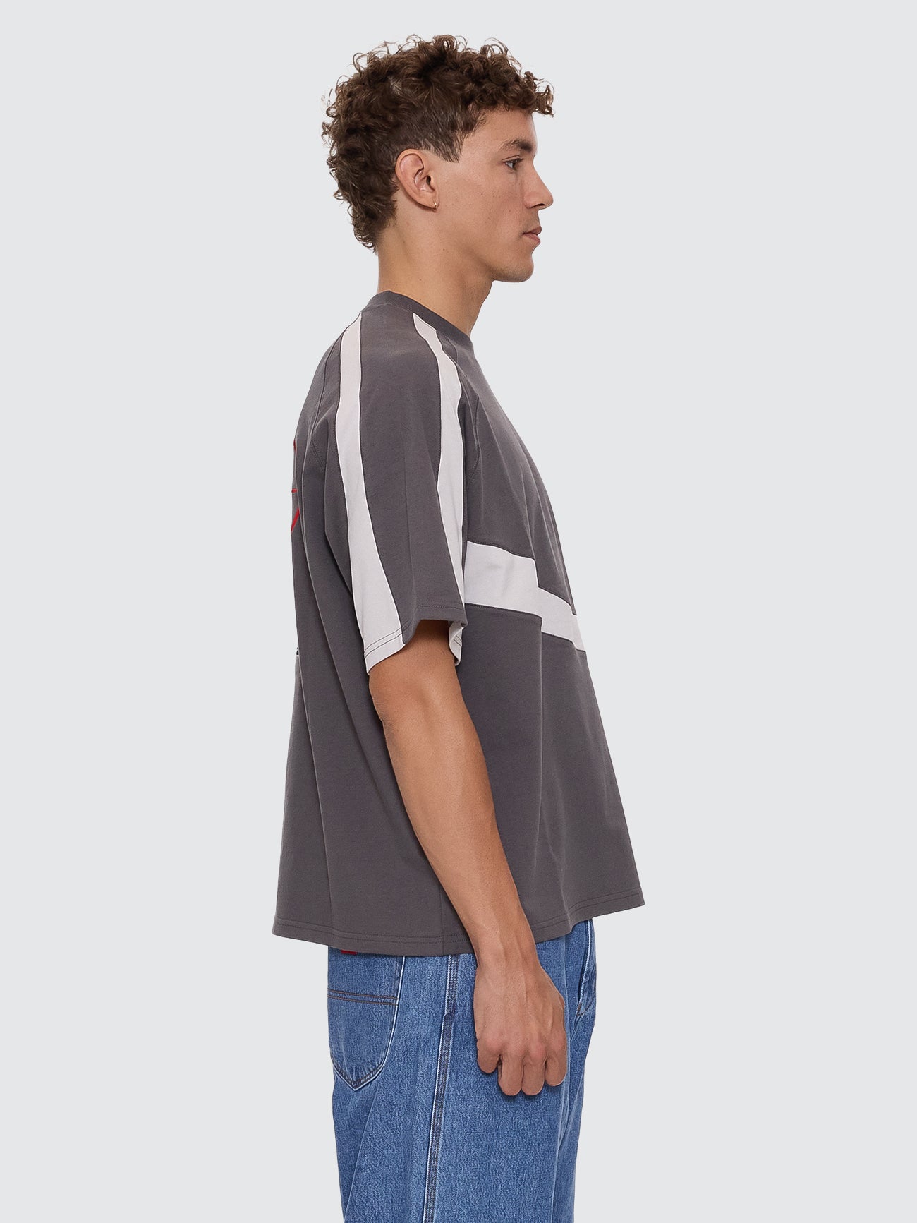 Anytime Oversize Raglan Tee - Worn Black