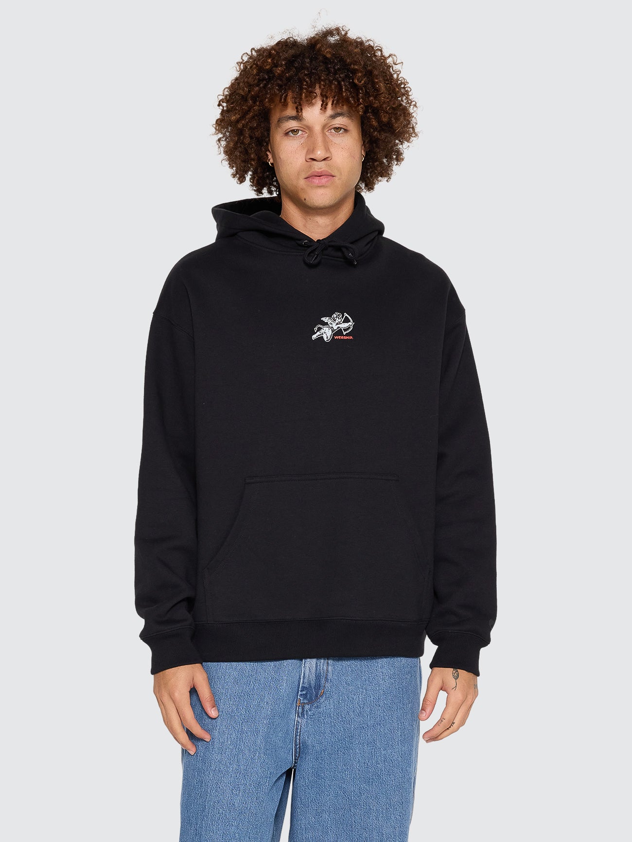 Cherub Pullover Hood - Black XS