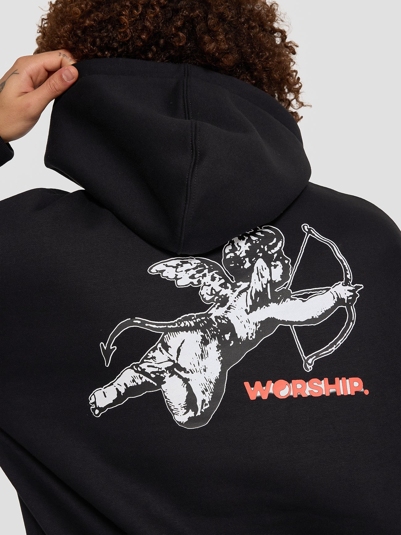 Cherub Pullover Hood - Black XS