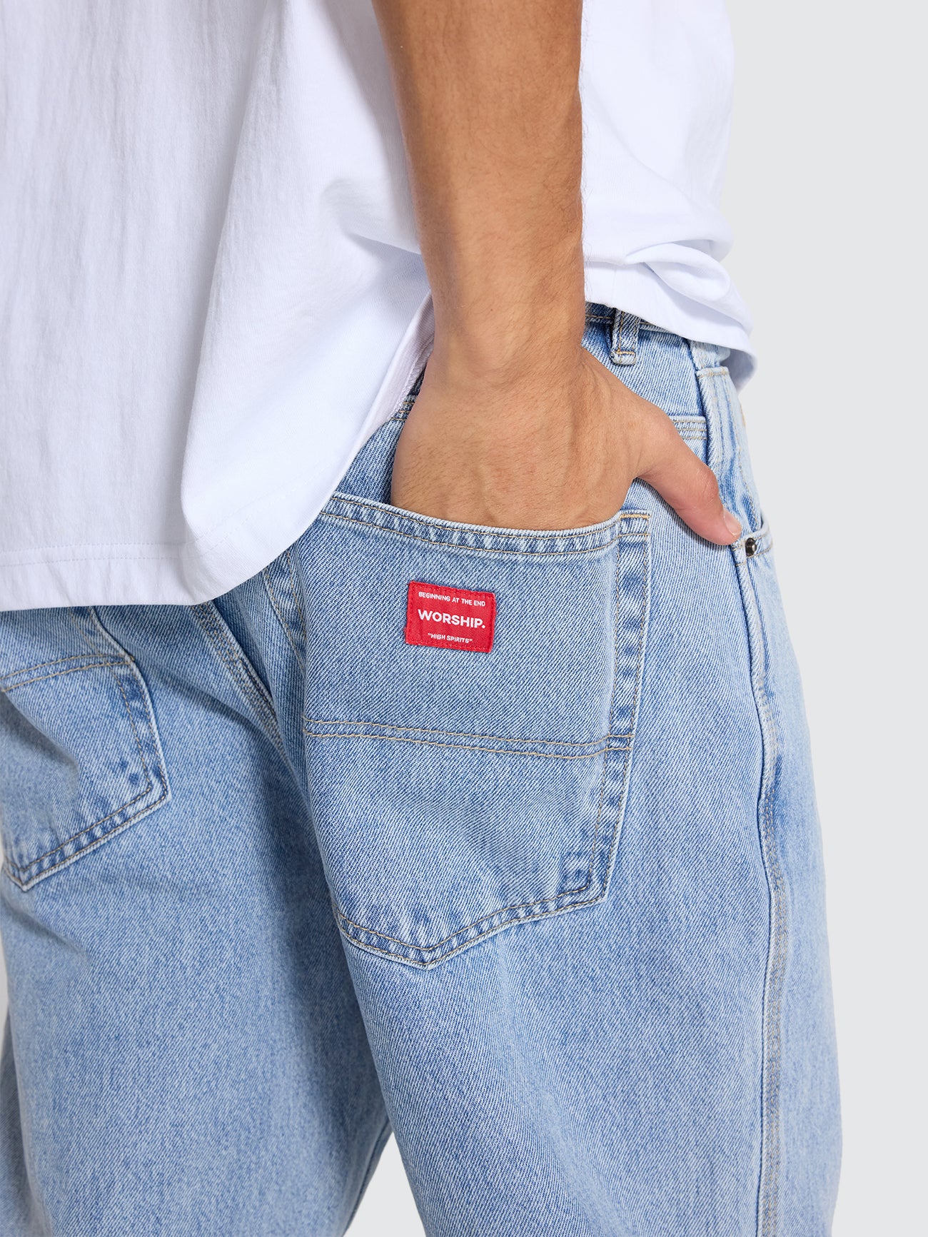 Lounger Jean - Worship Worn Blue 26