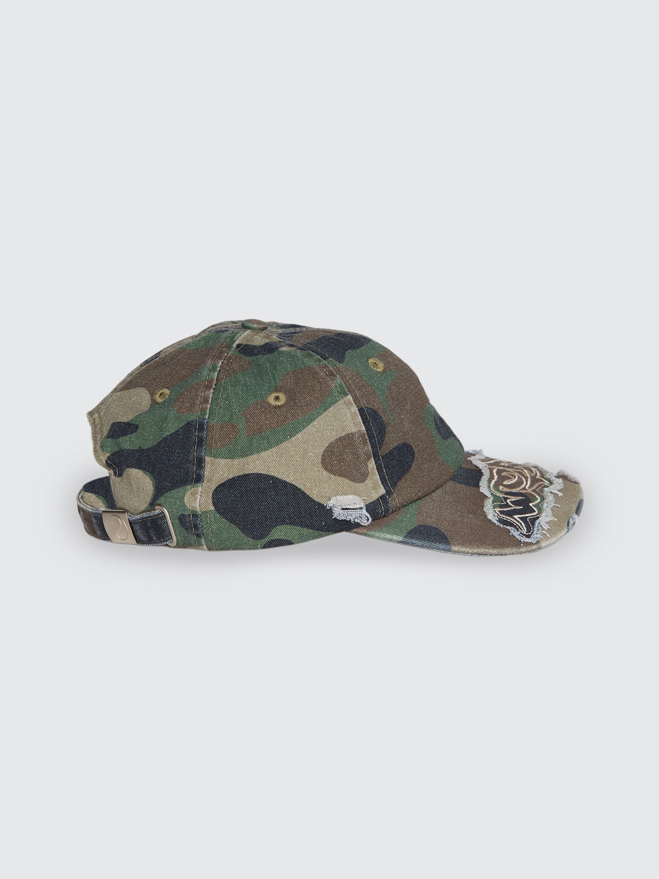 Stealth Throws Camo Dad Cap - Green