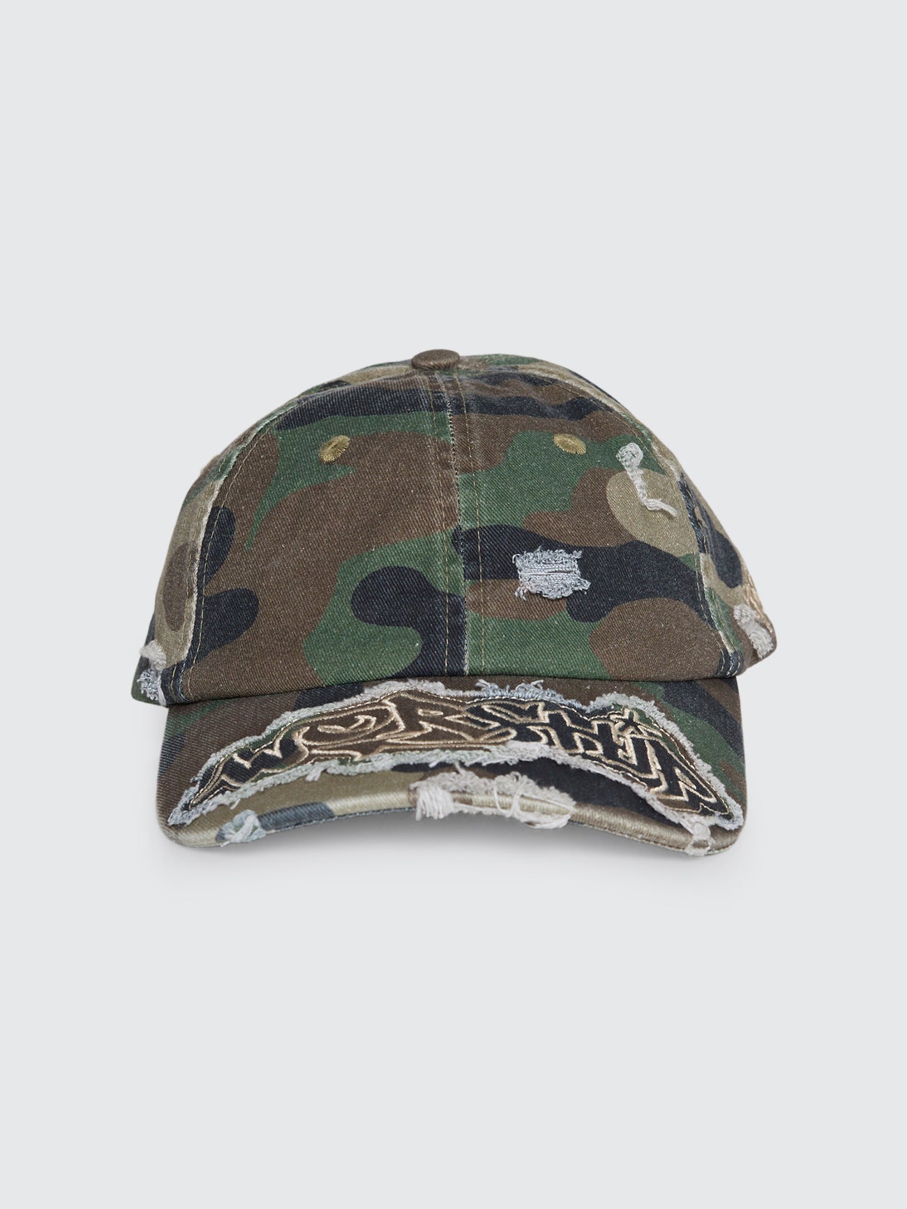 Stealth Throws Camo Dad Cap - Green