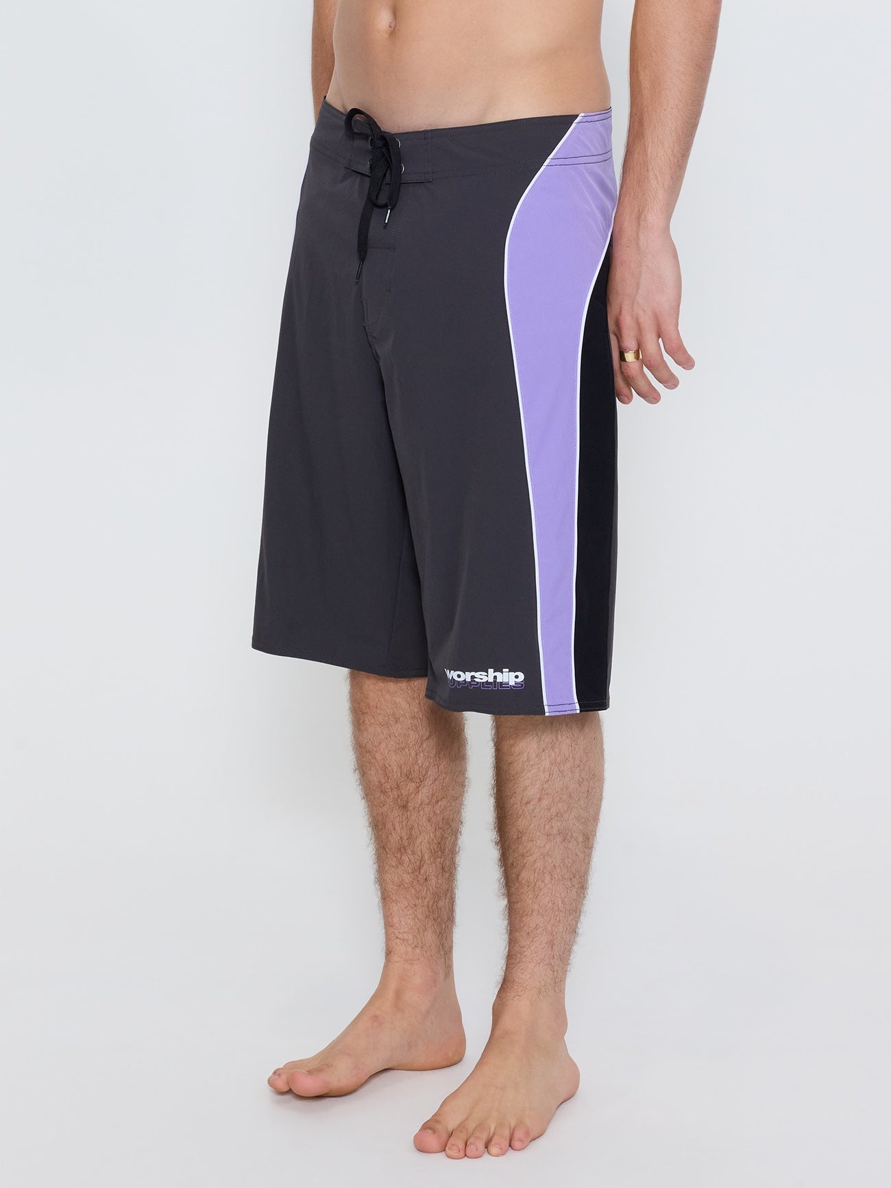 Sonic Long Boardshort - Worn Black
